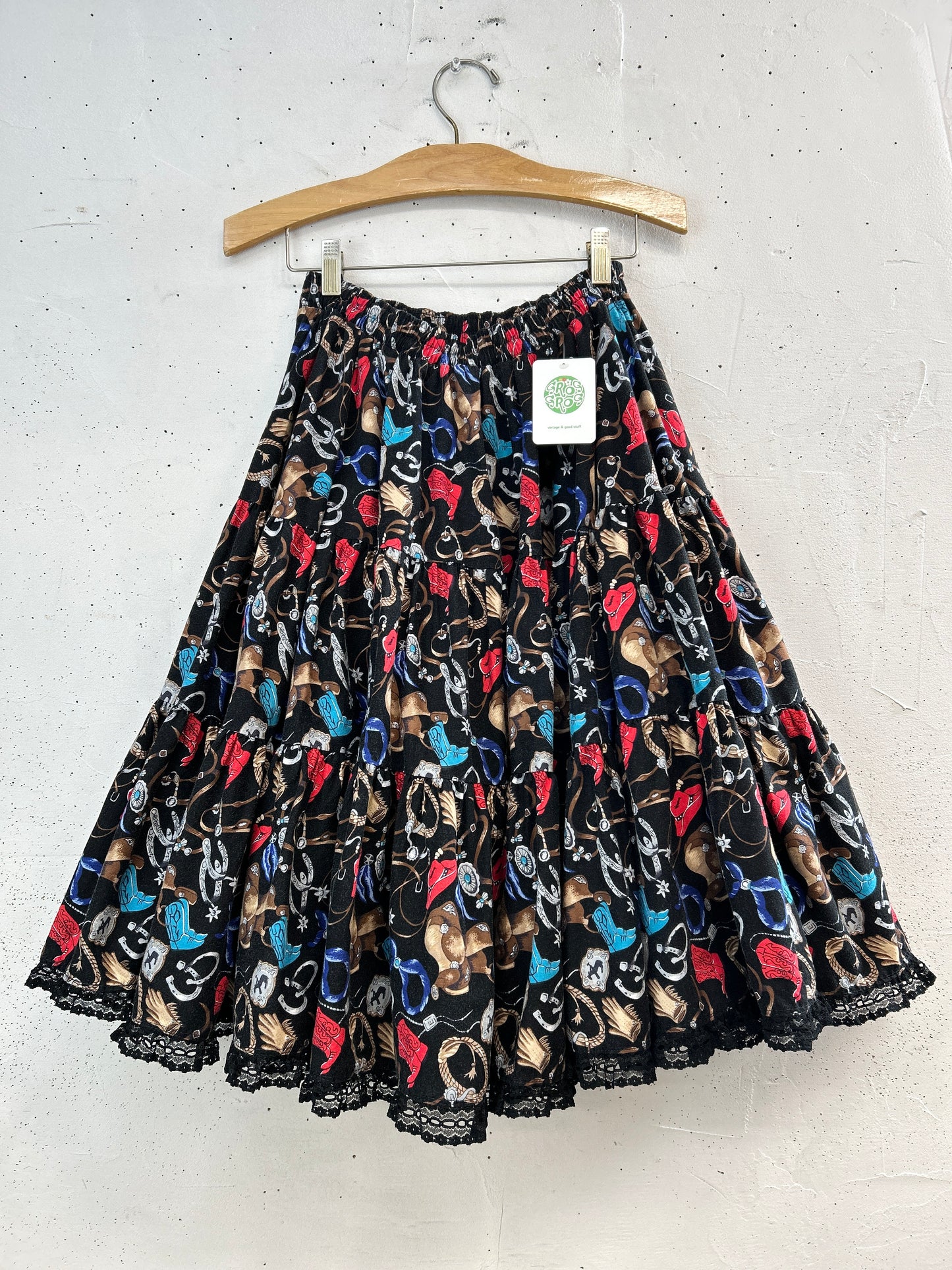 Vintage Tiered Skirt [E32521]