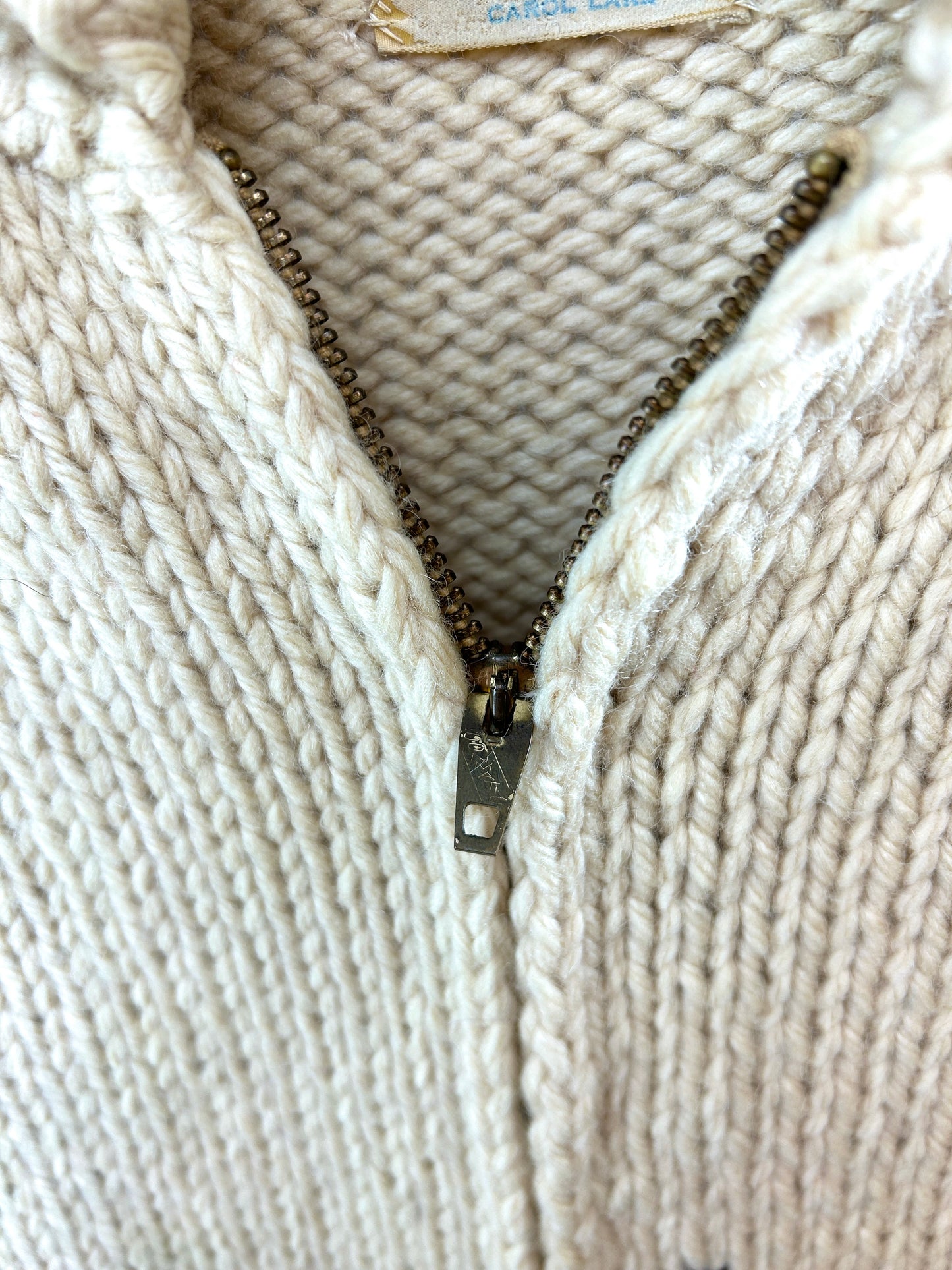 Vintage Cowichan Knit Cardigan [J30519]