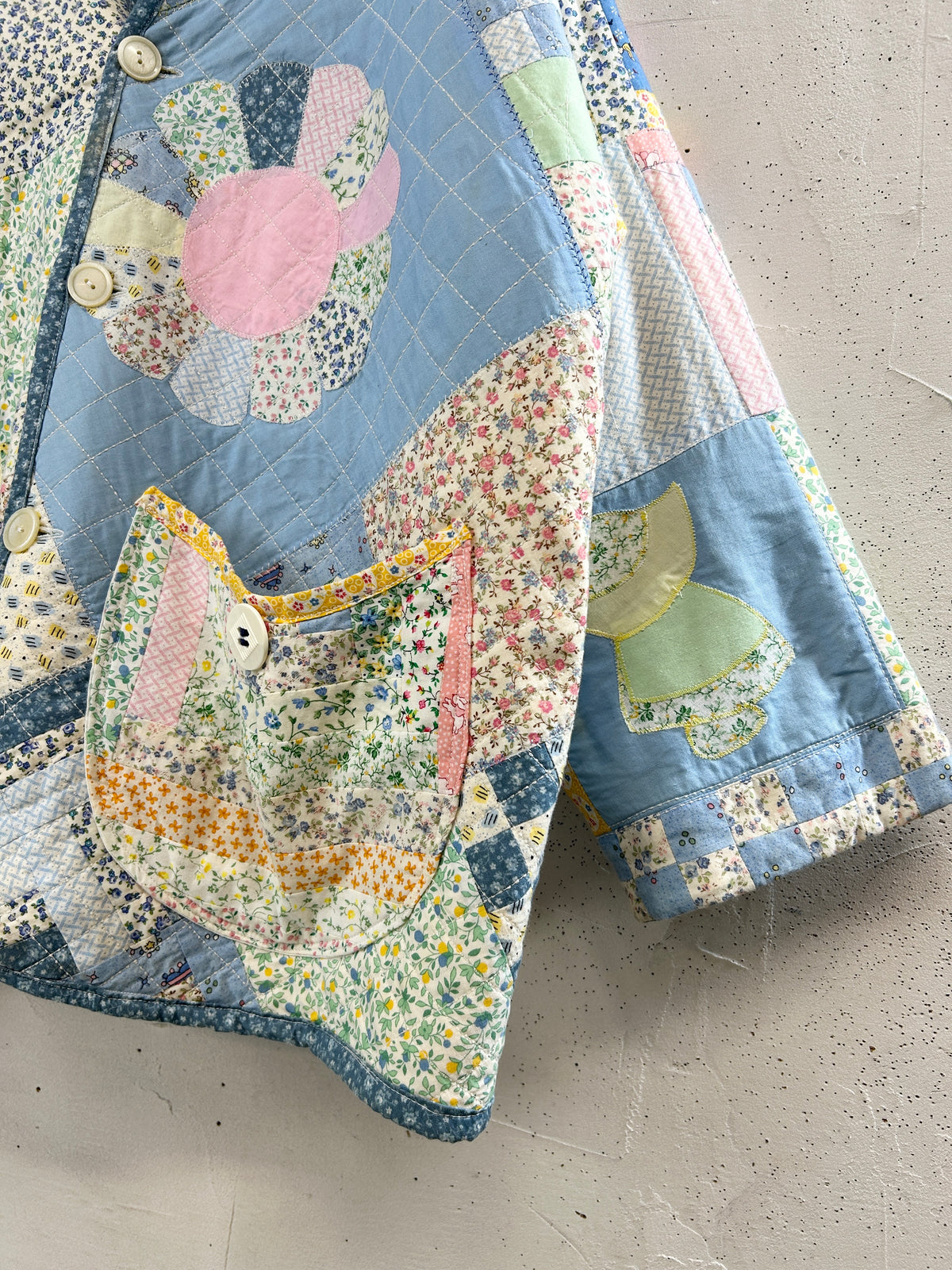 Vintage Quilt Jacket  [I33918]