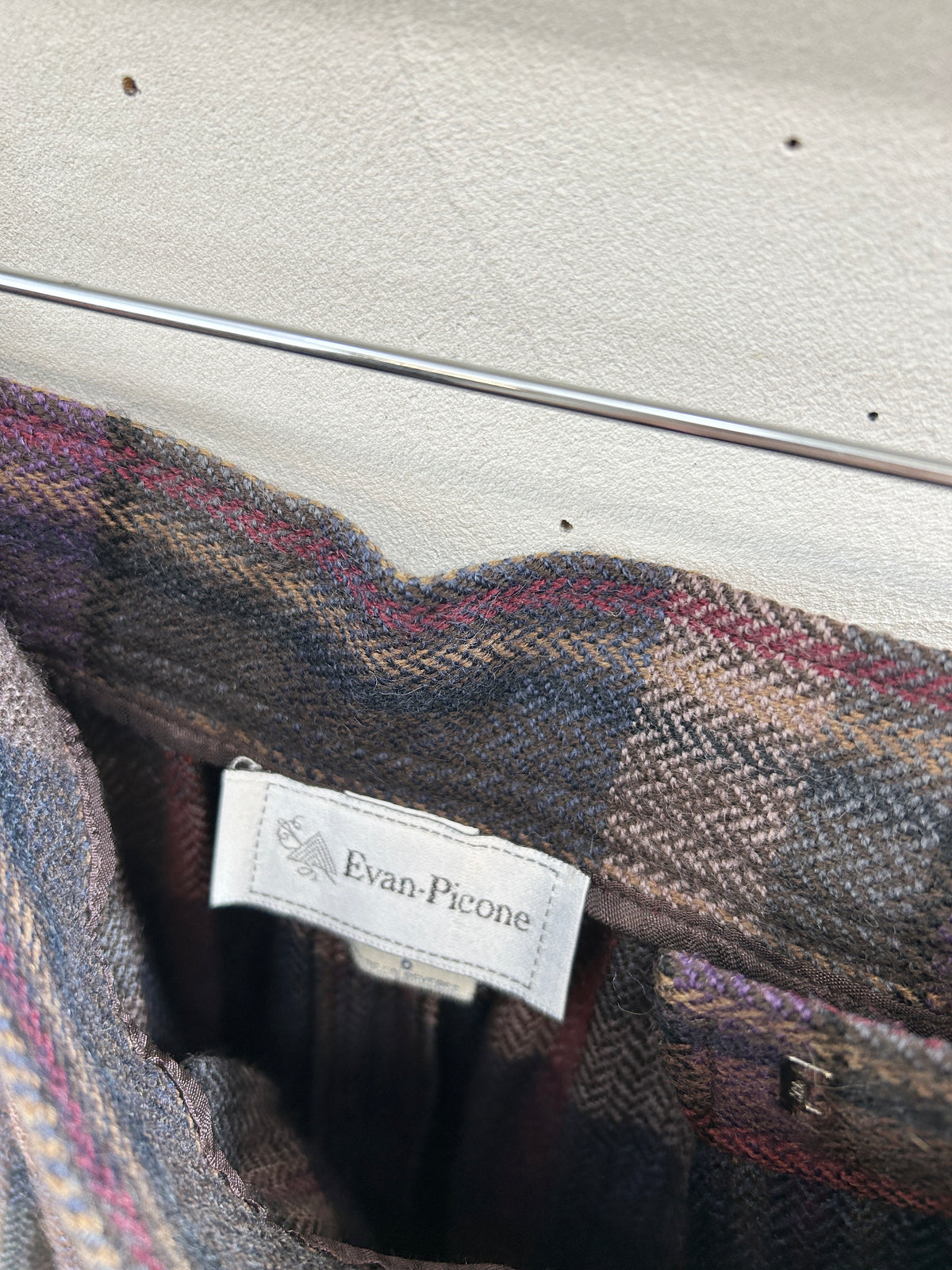 Vintage Plaid Skirt [J34052]