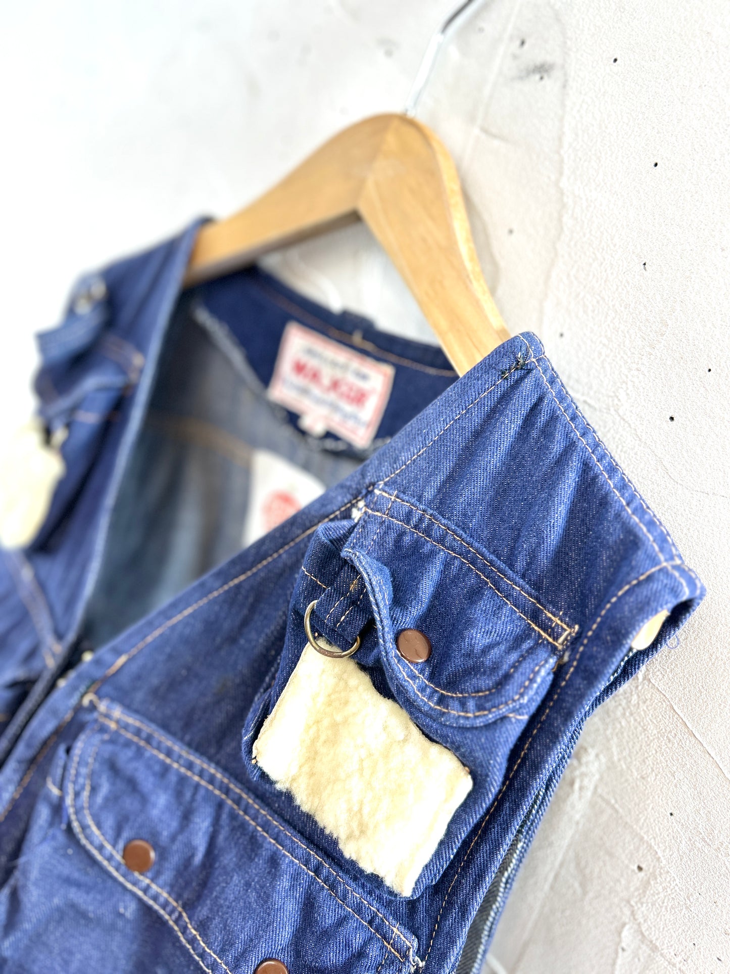 Vintage Denim Fishing Vest [K30742]