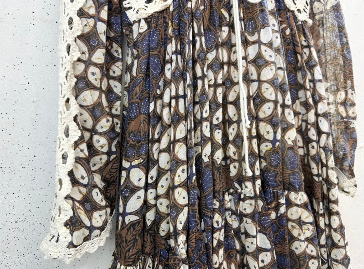 ’70s Vintage Dress でかタグ〜GUNNE SAX〜[E32310]