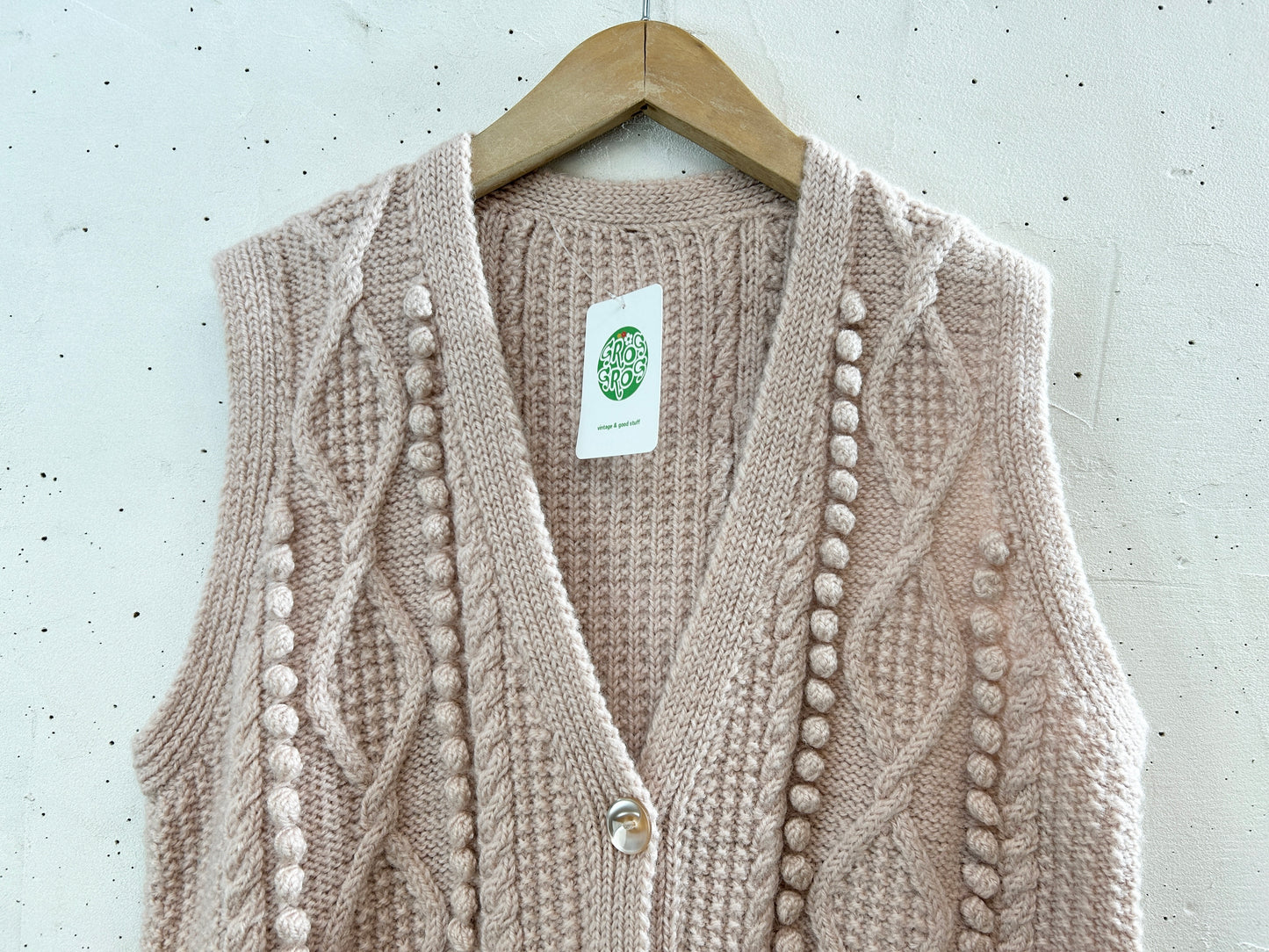 Vintage Knit Vest [K30920]