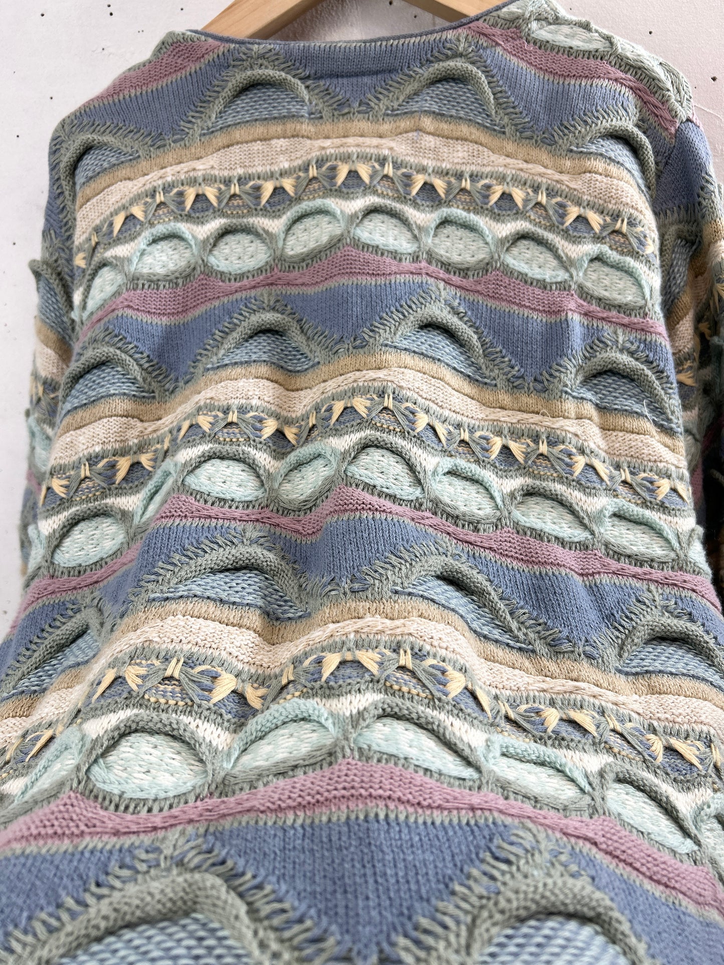 Vintage 3D Knit Sweater [B31495]