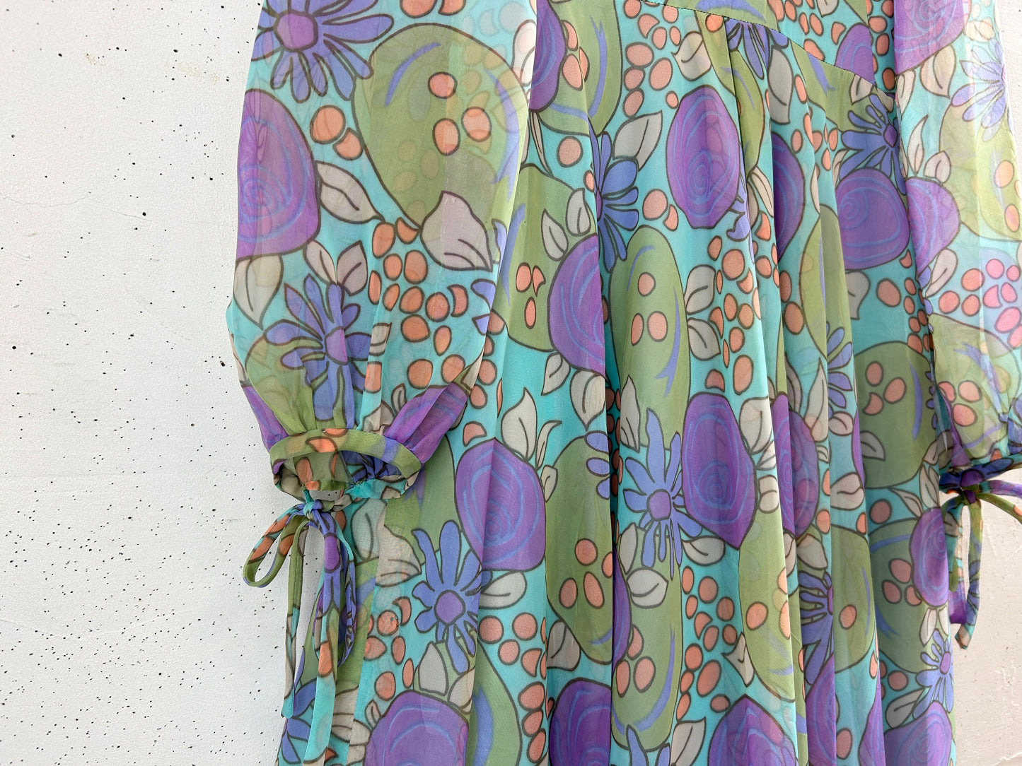 '70s Vintage Dress [J30639]