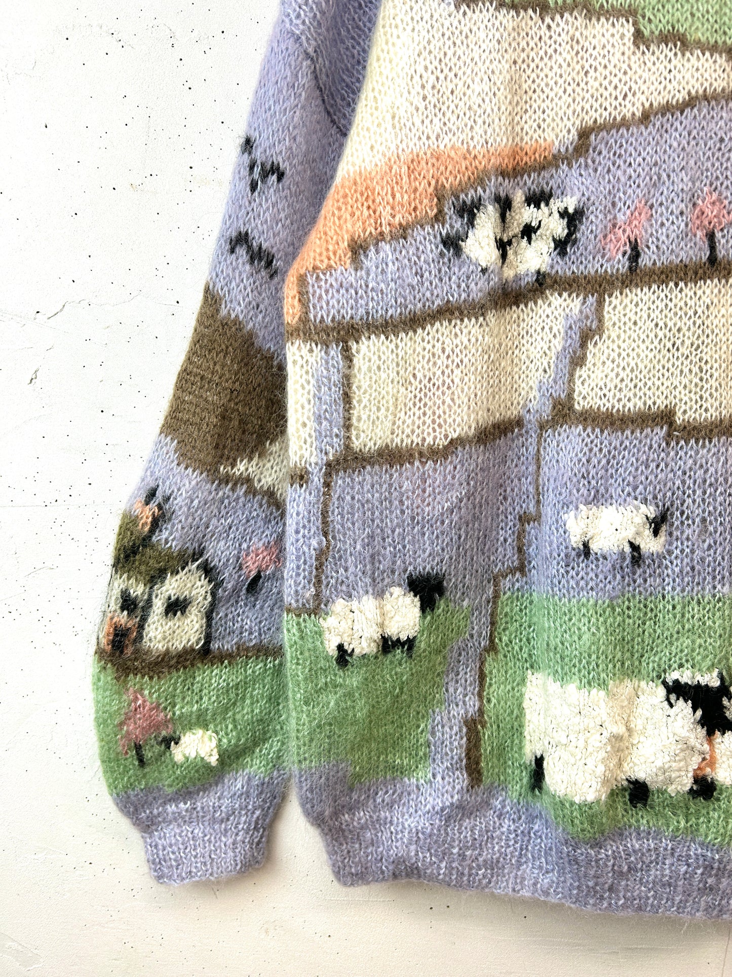 Vintage Mohair Knit Sweater [K30850]