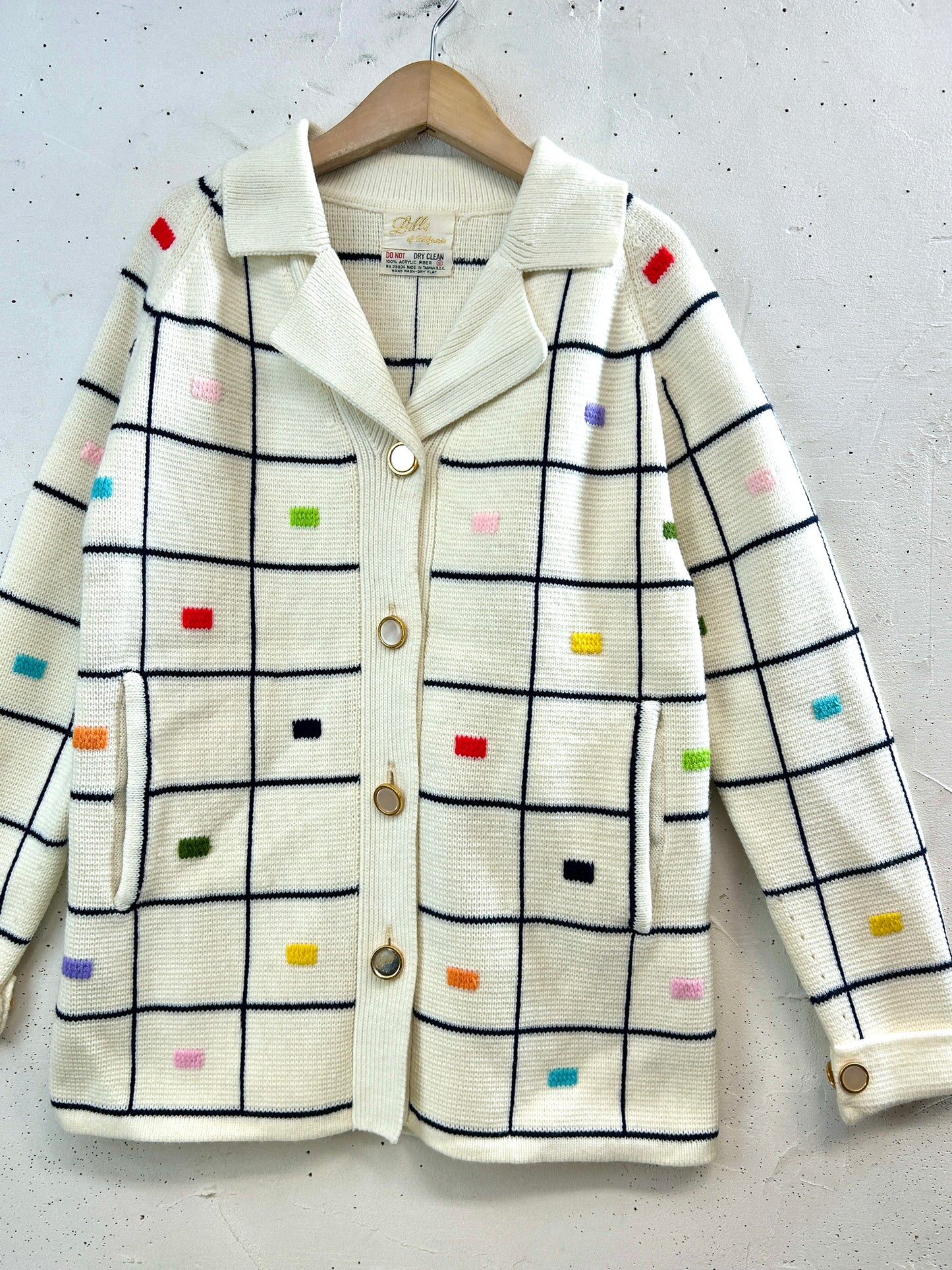 '60s Vintage Knit Cardigan [A31374]