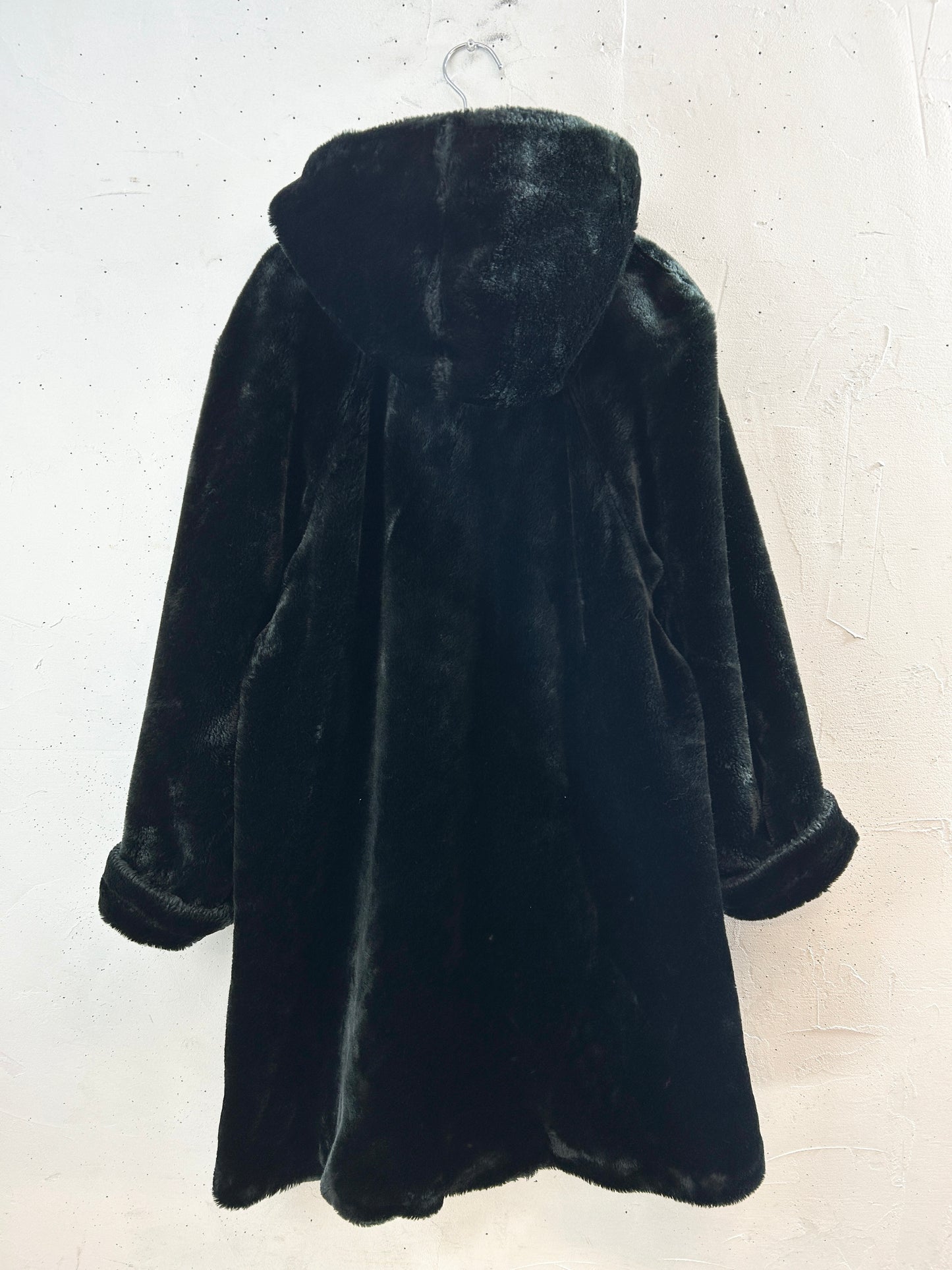 Vintage Eco Fur Coat [J30662]