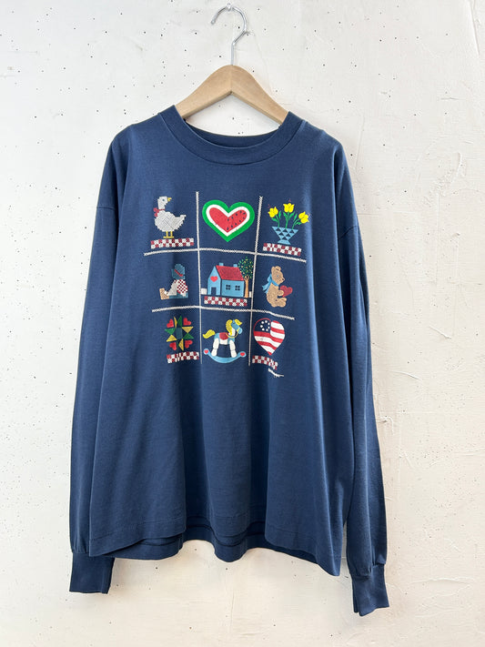 Vintage Long Sleeve Shirt [I30171]