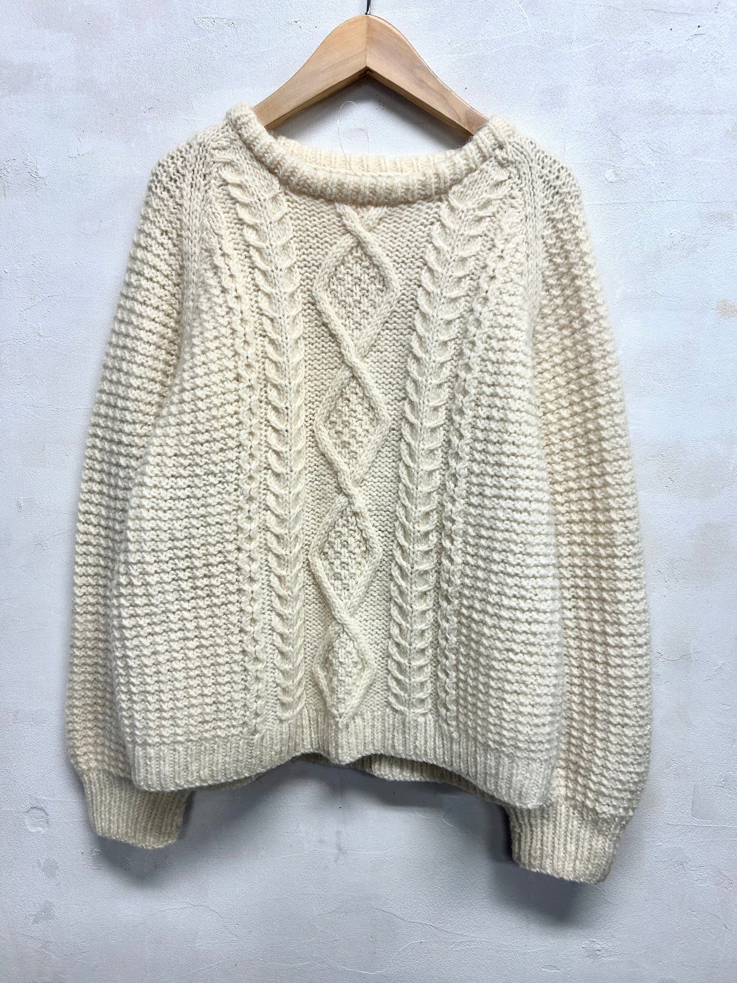 Vintage Wool Knit 〜Handknit Alan〜 [L29182]