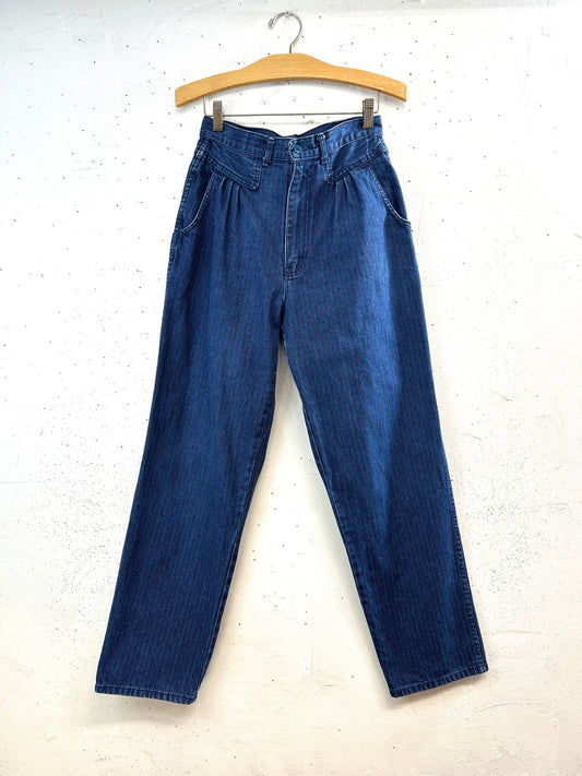 Vintage Denim Stripe Pants  [A31401]