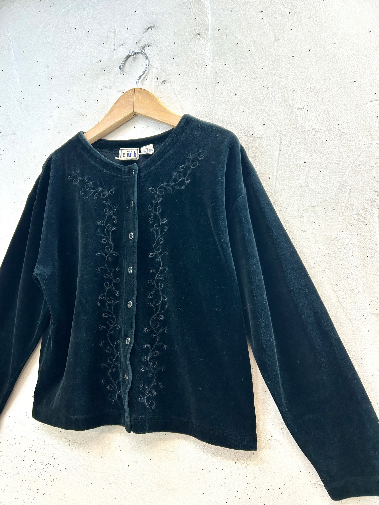 Vintage velours tops [K30928]