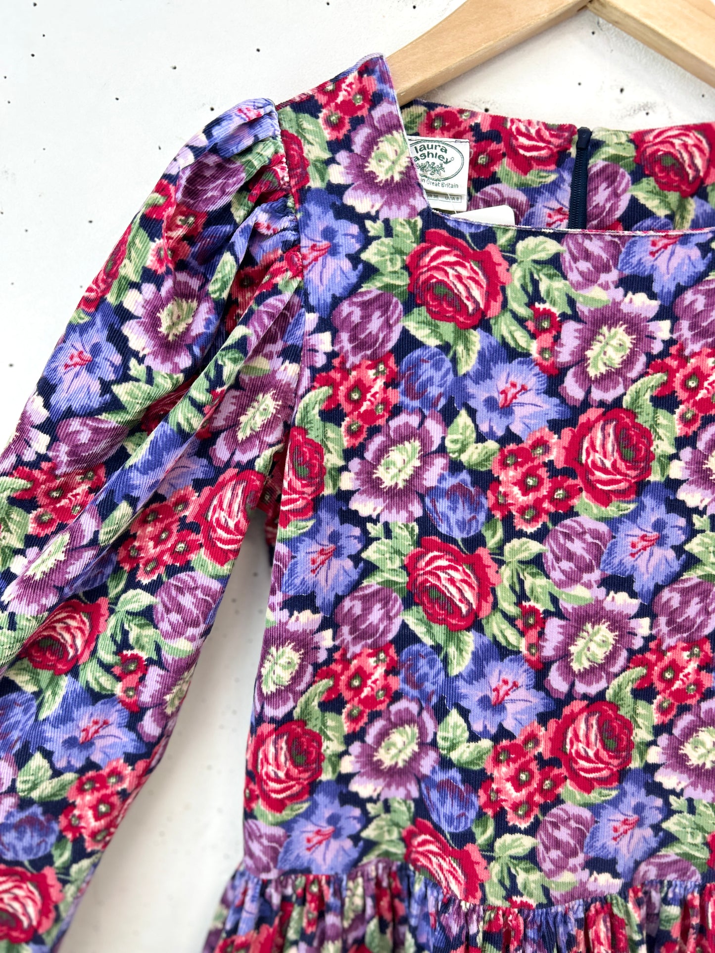 Vintage Dress 〜Laura Ashley〜 Made in Great Britain [A31314]