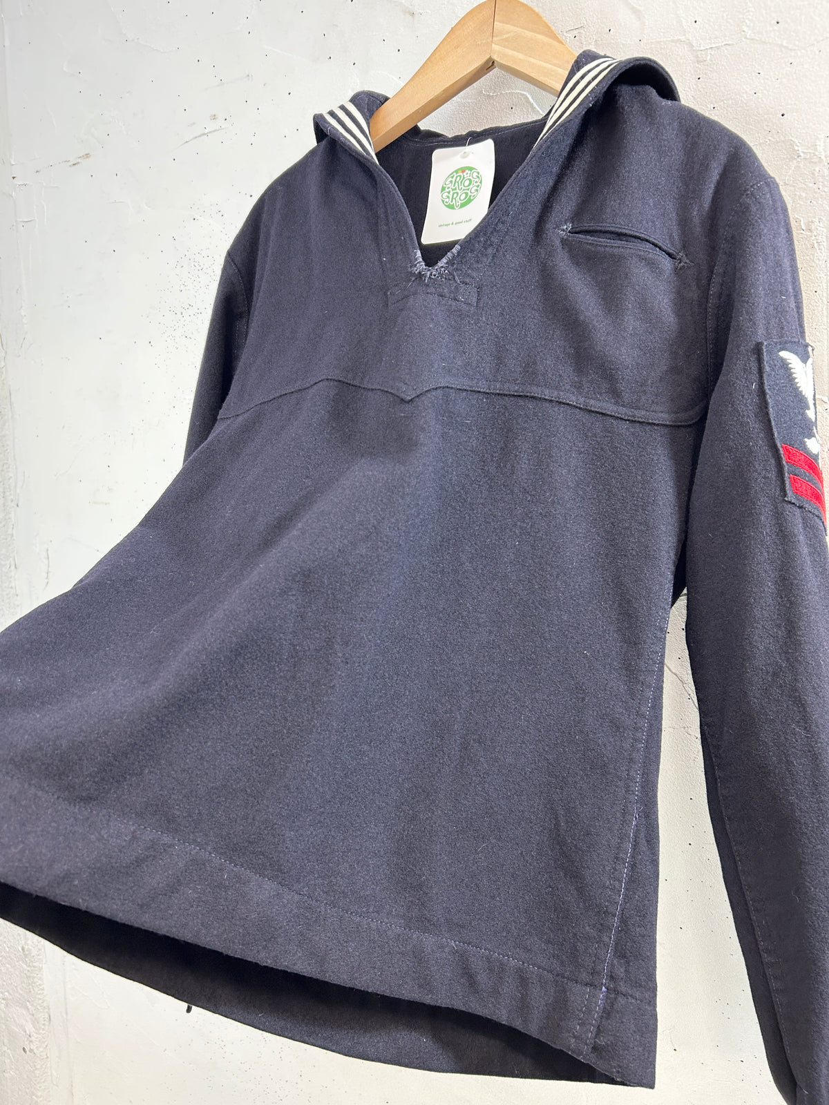'50s〜'60s Vintage U.S.NAVY Sailor Shirt [I34016]