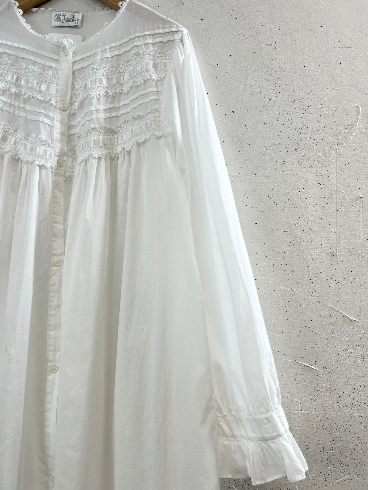 Vintage White Dress [I33684]