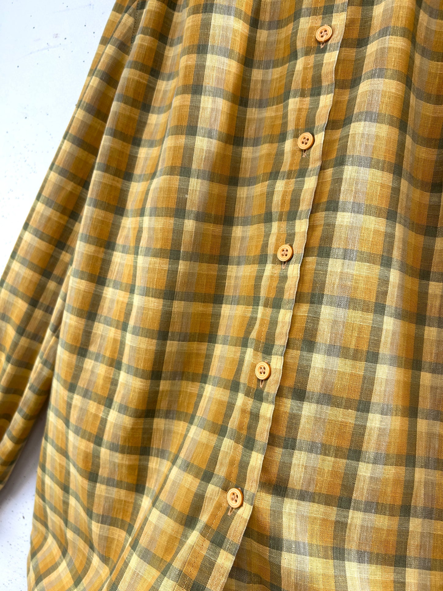 Vintage  Plaid Shirt [E32526]