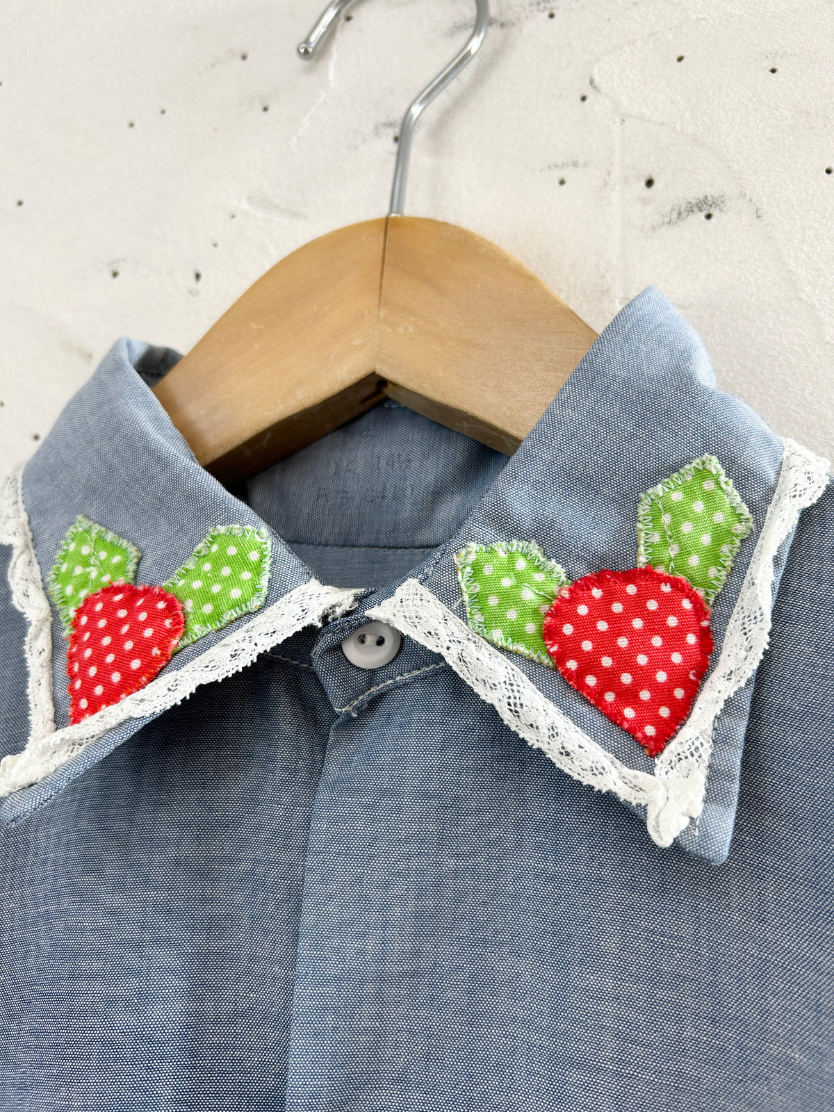 '70s Vintage Chambray Shirt [I33917]
