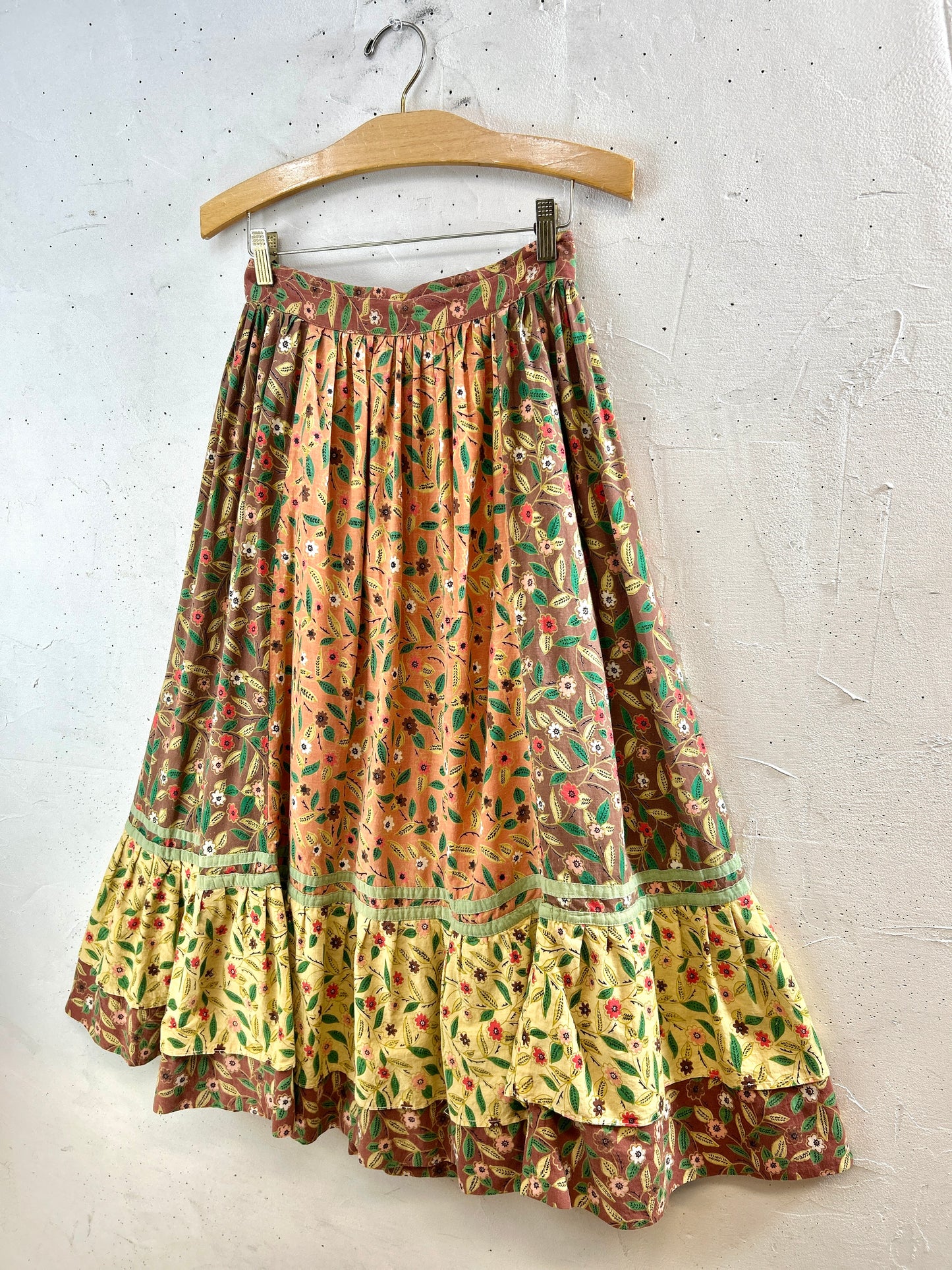 Vintage Tiered Skirt   [I30241]