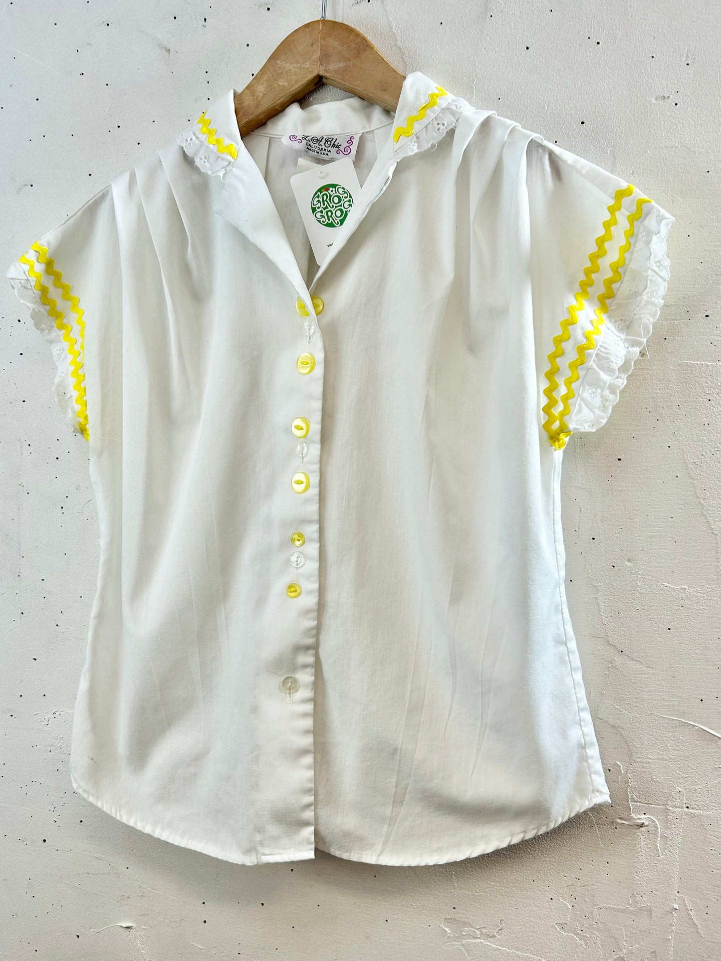Vintage Blouse MADE IN USA [G30663]