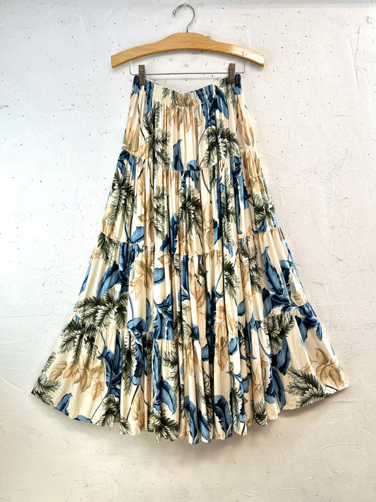 Vintage Tiered Skirt MADE IN GUATEMALA [B31531]