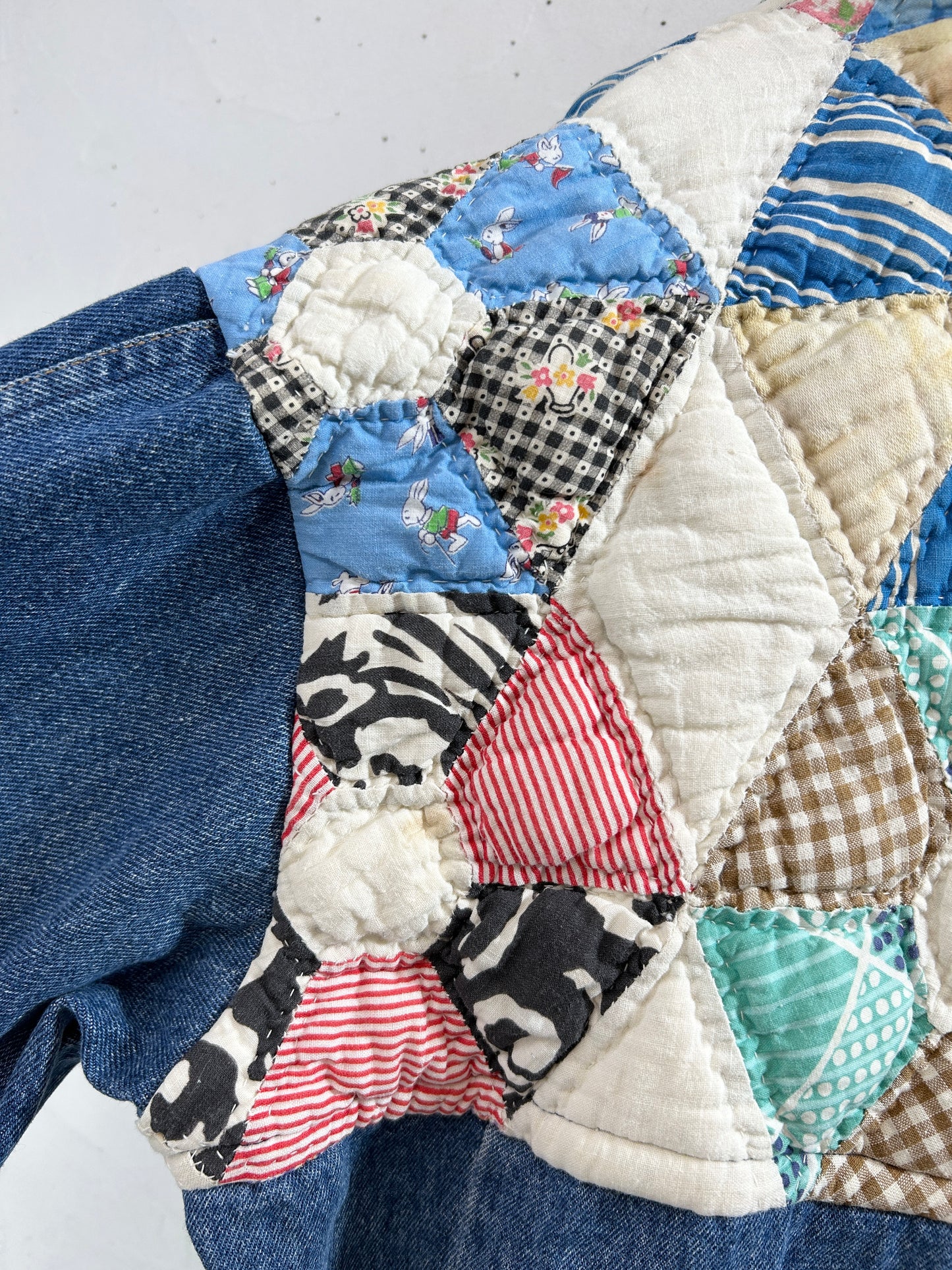 Vintage Denim×Quilt Jacket [K30788]