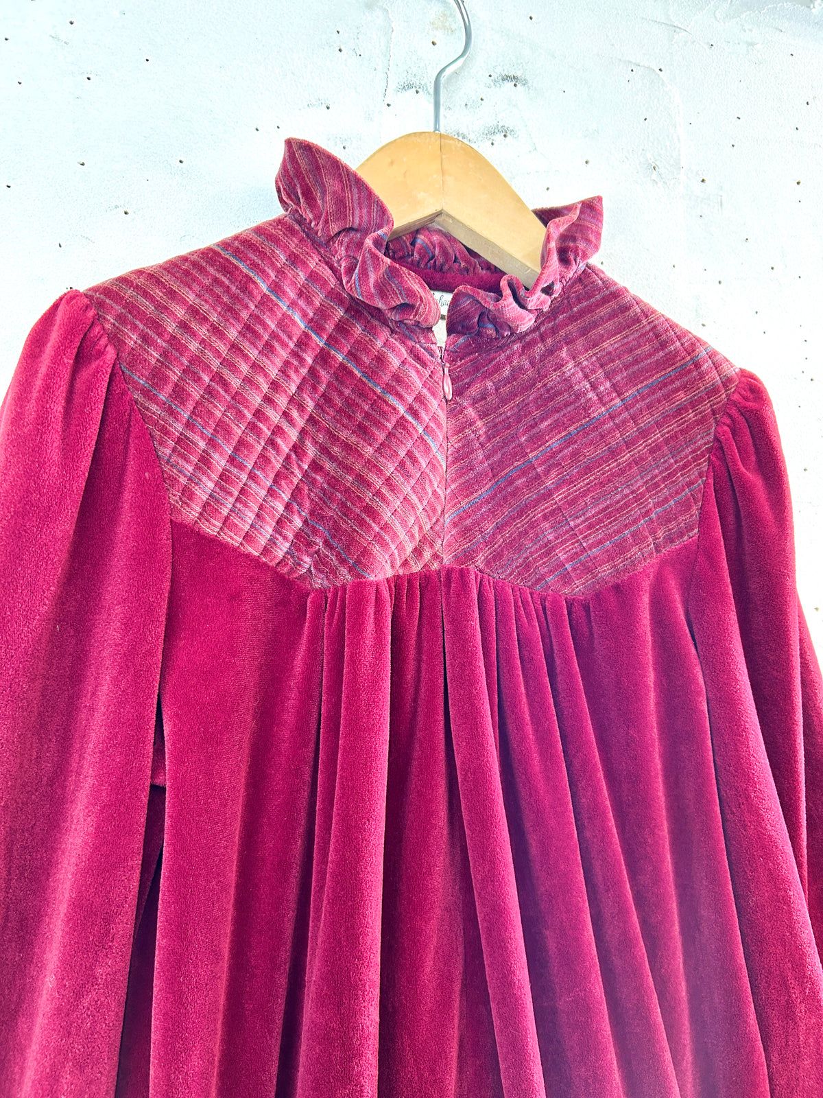 Vintage Velours Dress [I33924]