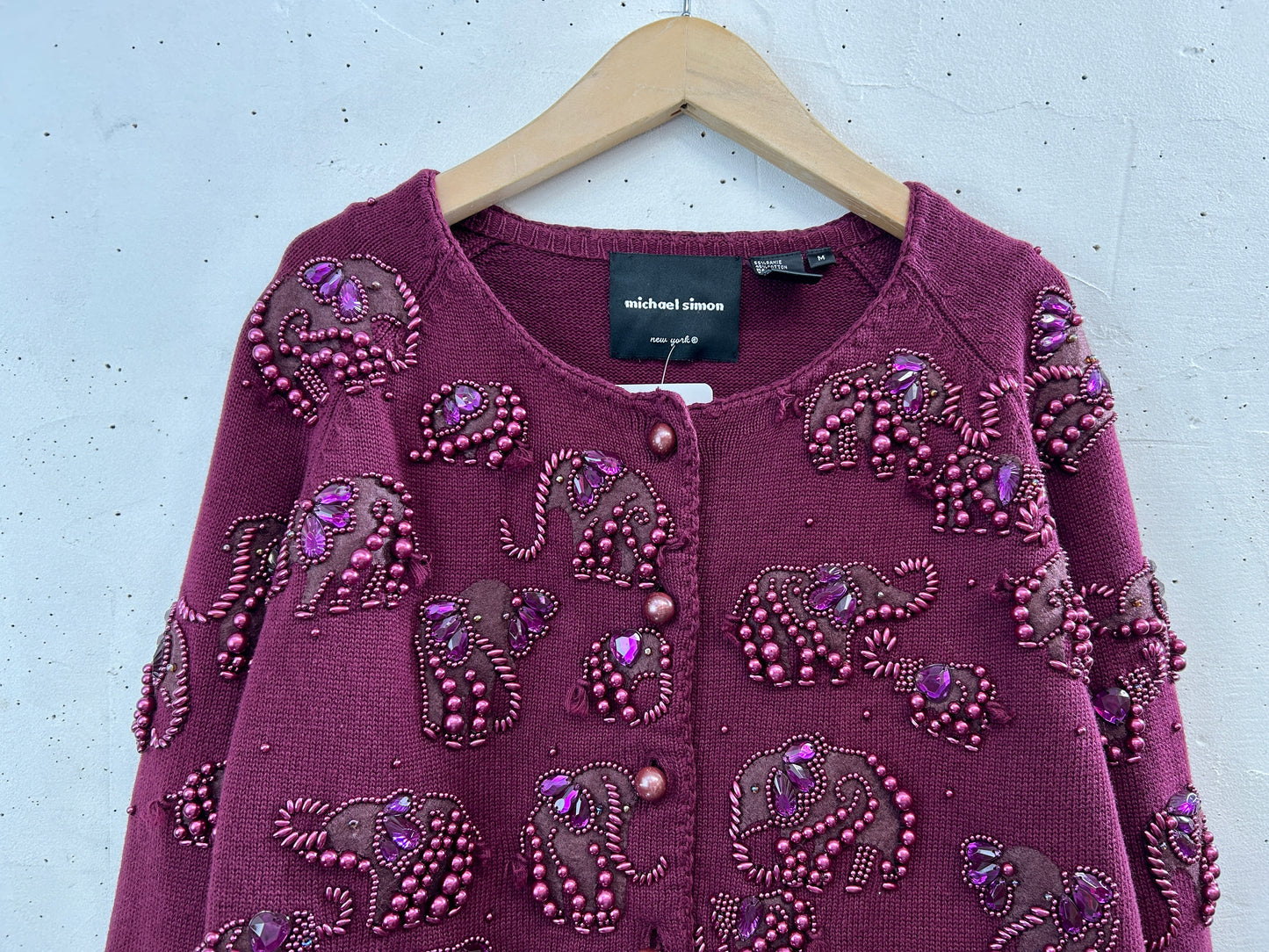 Vintage Knit Jacket 〜Michael Simon〜 [A31433]