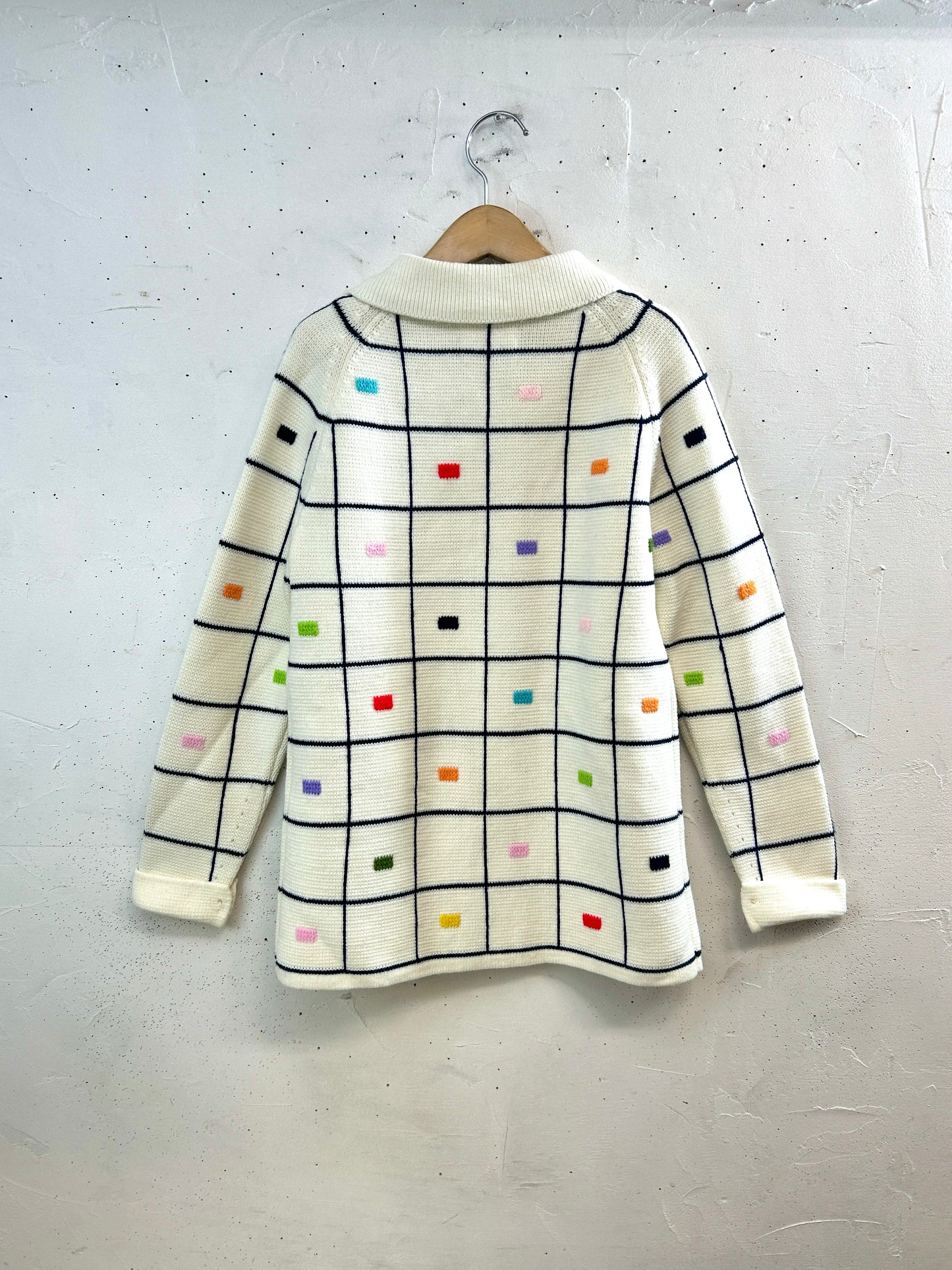 '60s Vintage Knit Cardigan [A31374]