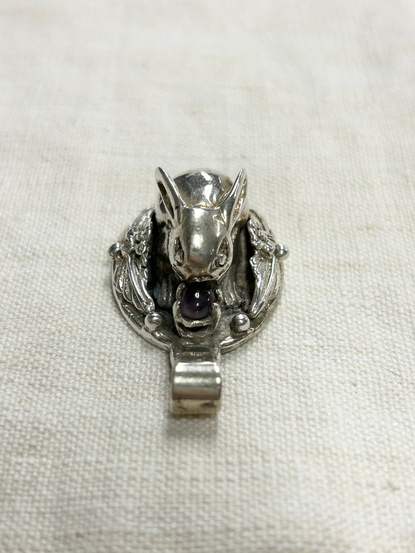 Vintage 925 Silver MEXICO Pendant Top [I30366]