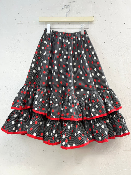 Vintage Dot Skirt [J34277]