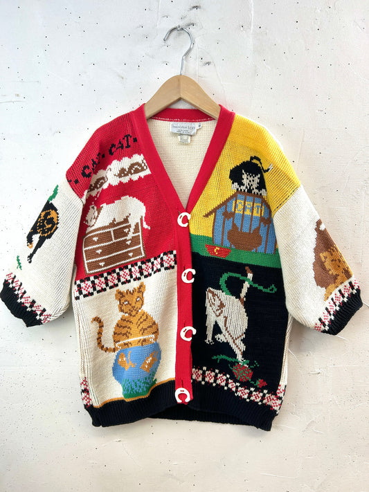Vintage Cotton  Knit Cardigan [I30277]