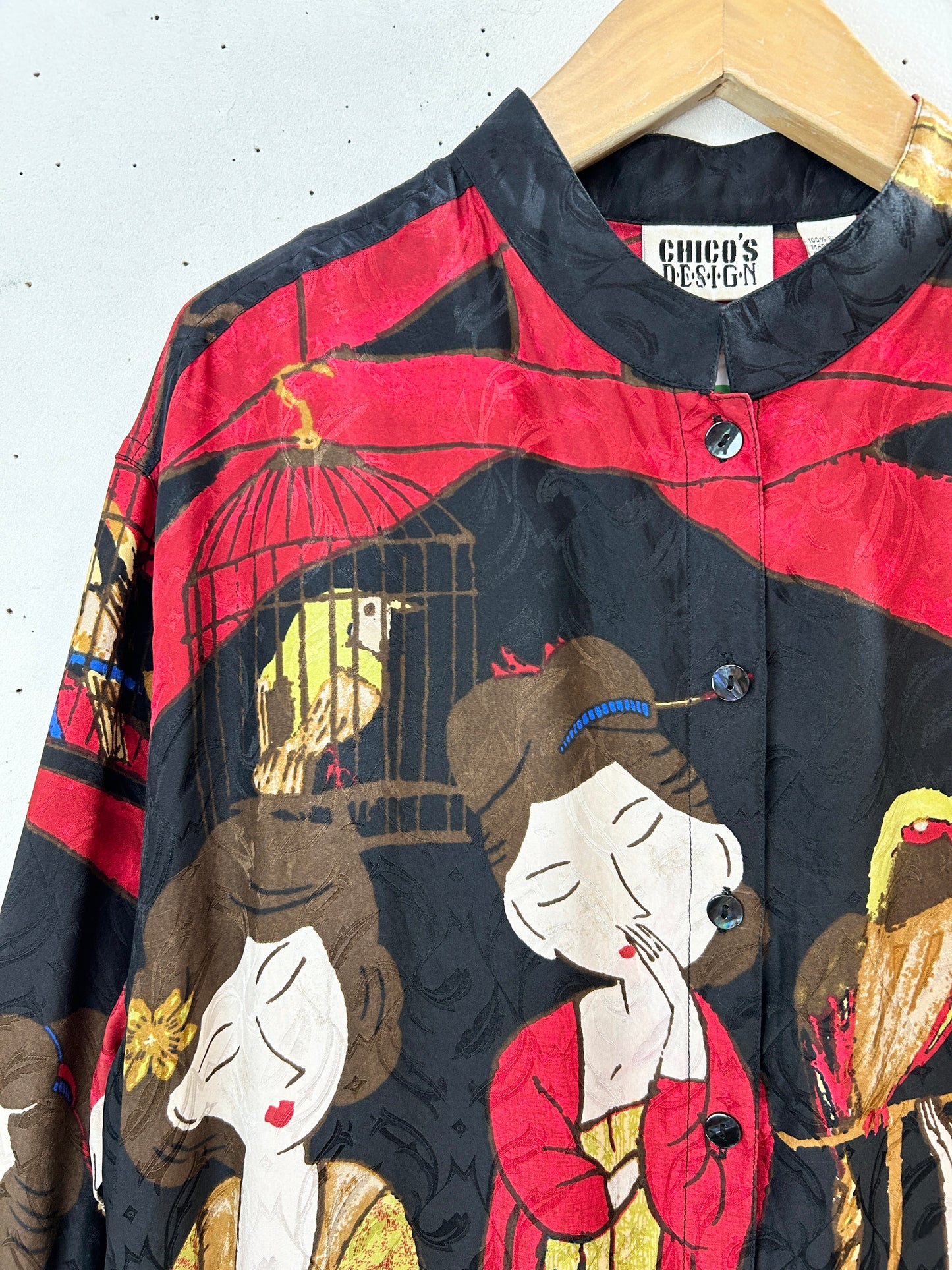 Vintage CHICO'S Silk Shirt [I30212]