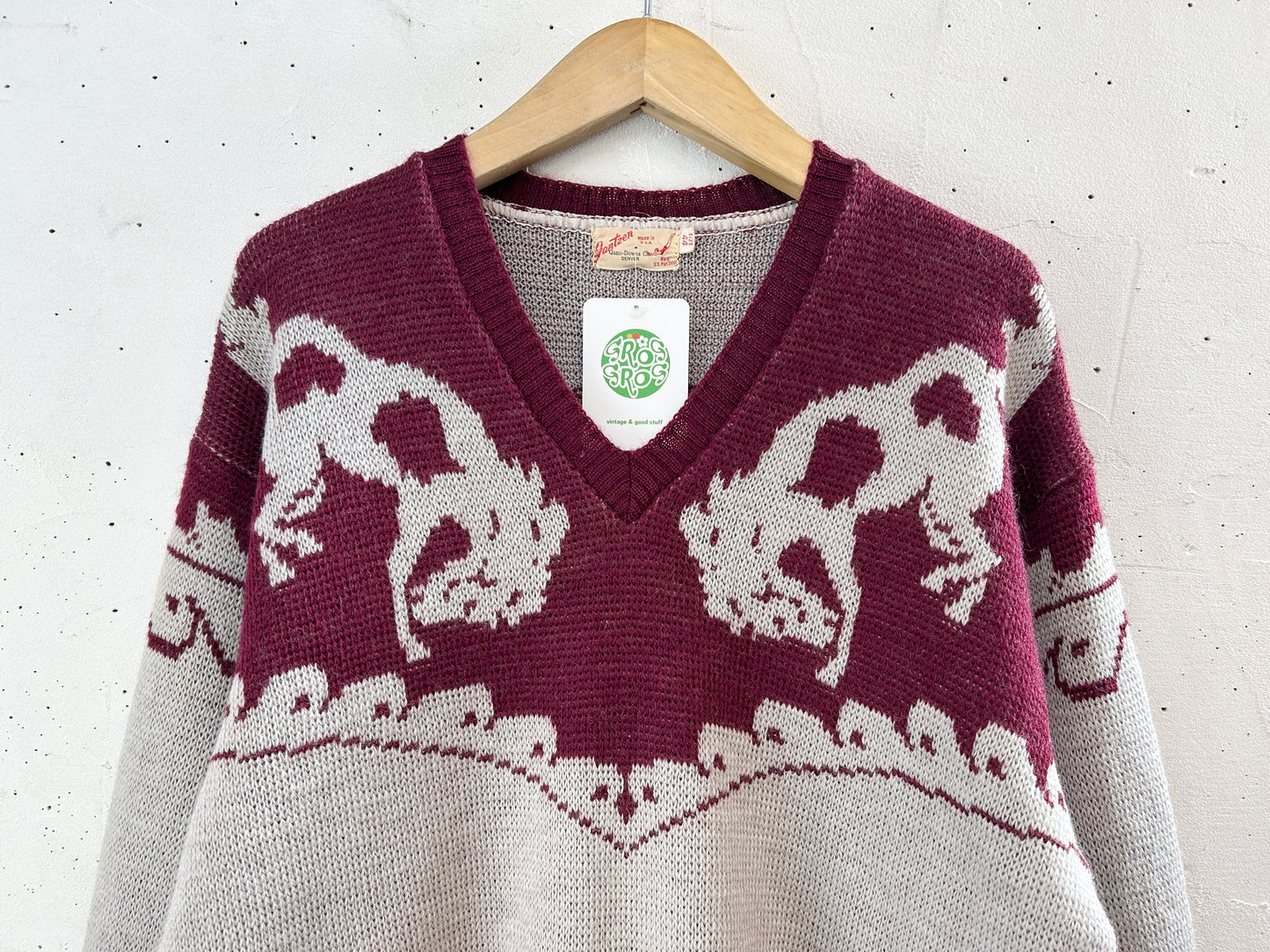 '50s Vintage Knit Sweater 〜jantzen〜 [K30703]