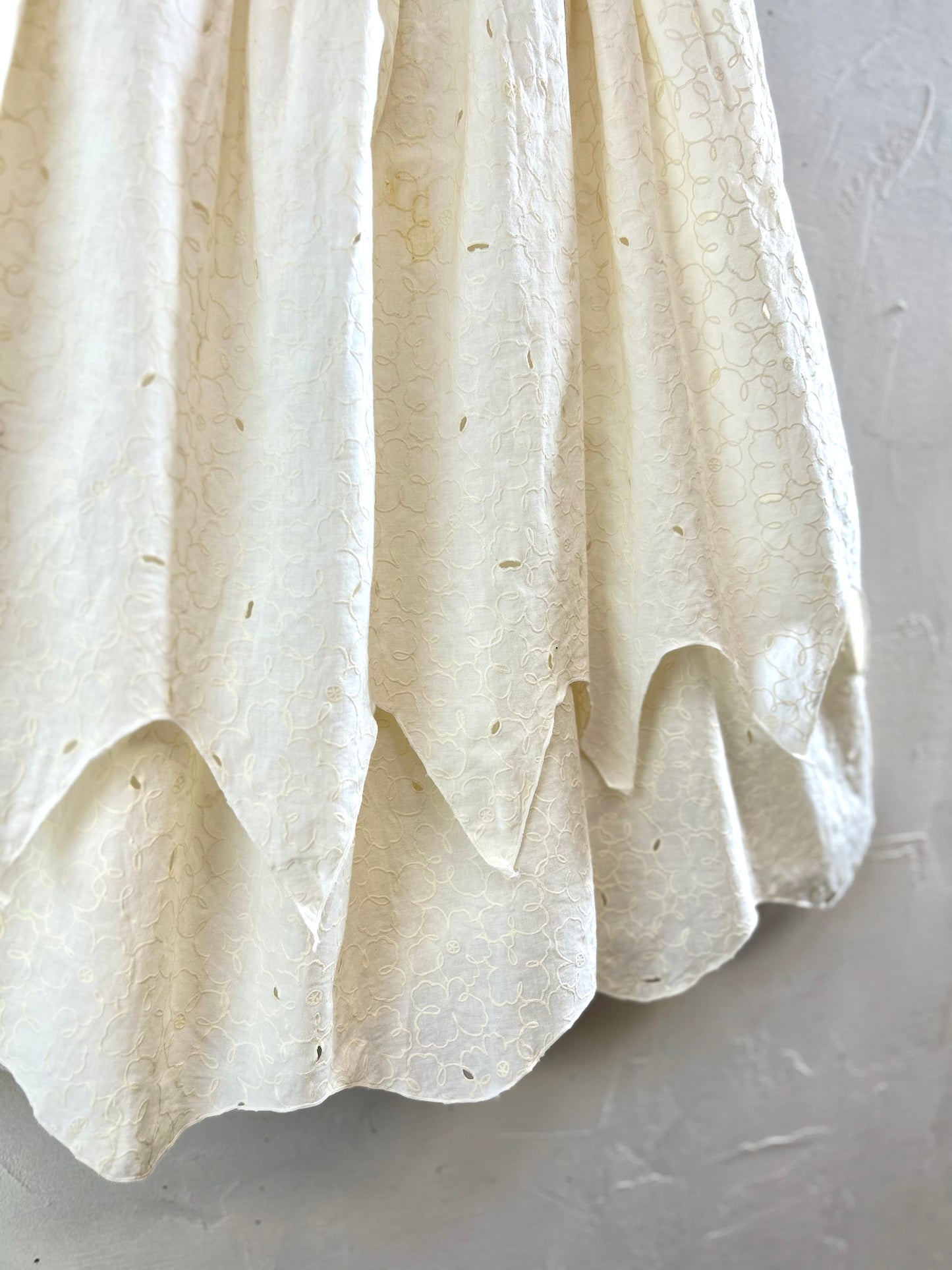 Vintage Tiered Skirt made in italy  [G30641]