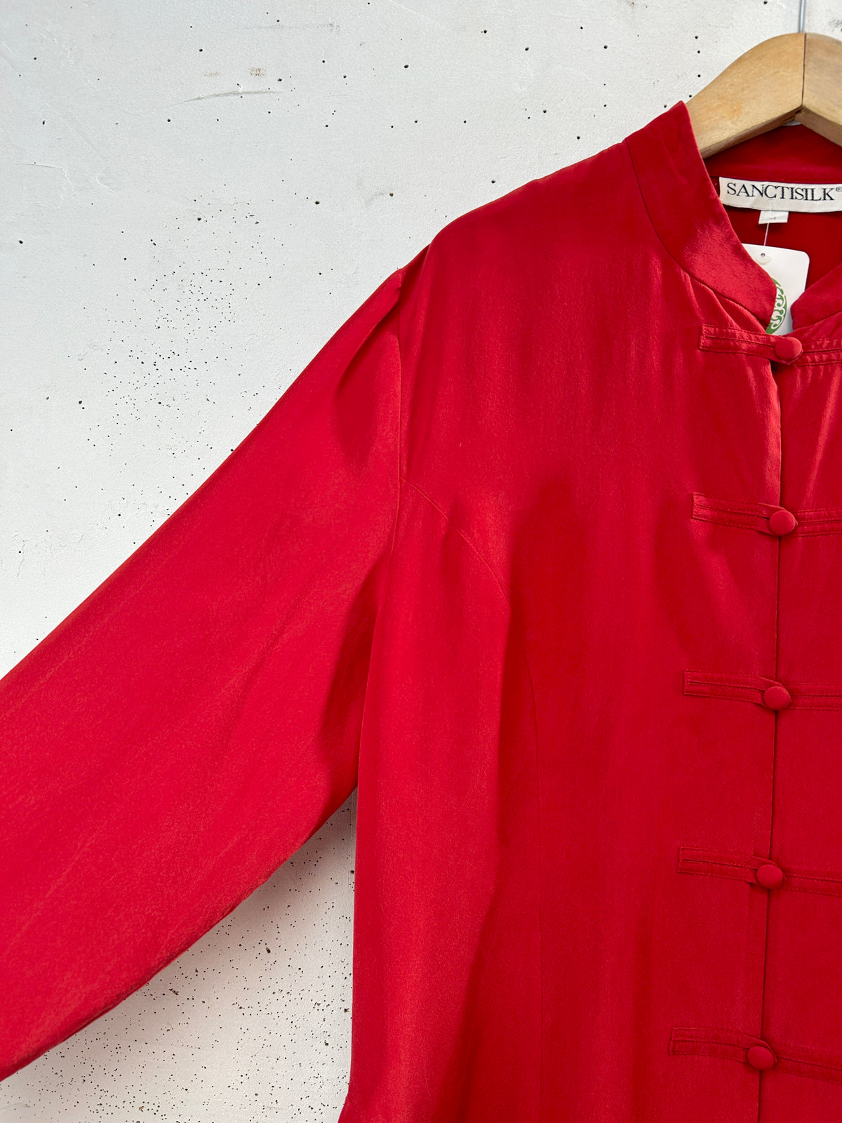 Vintage Silk China Shirt [J34133]