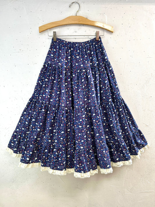 Vintage Tiered Skirt [B31712]