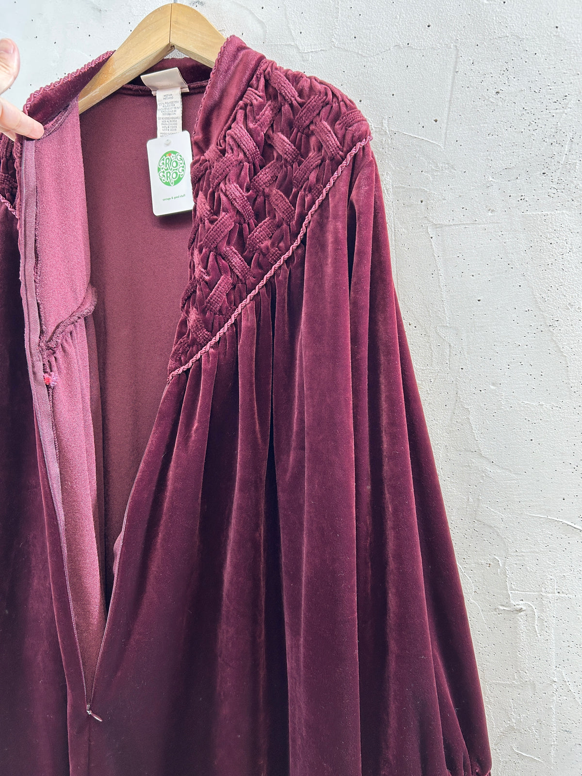 Vintage Velours Dress [J34207]