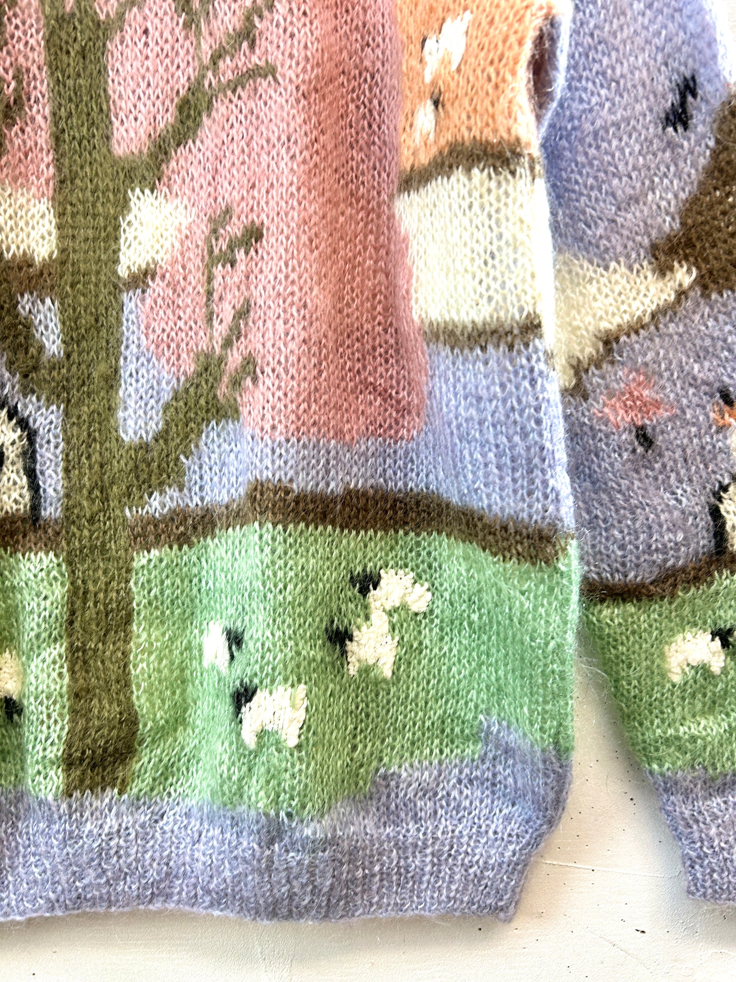 Vintage Mohair Knit Sweater [K30850]