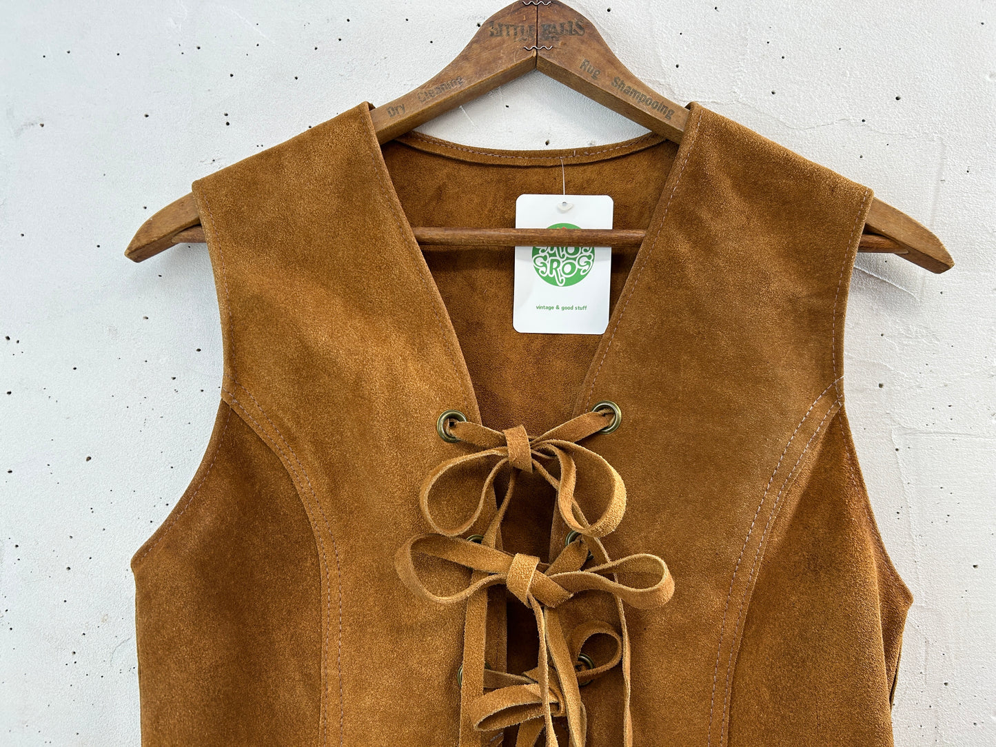 Vintage Leather Vest [A31272]
