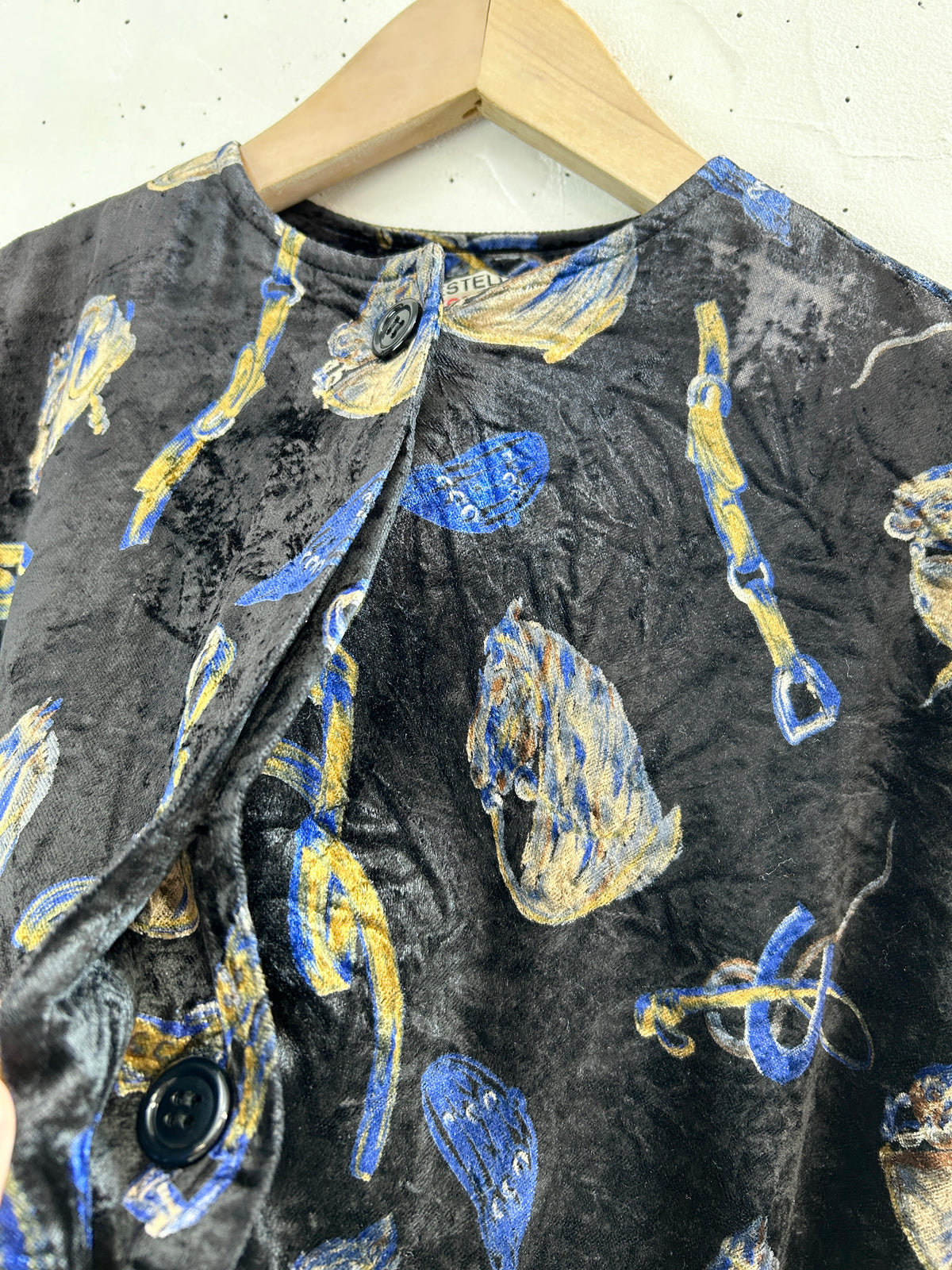 Vintage Velour Jacket [I34009]