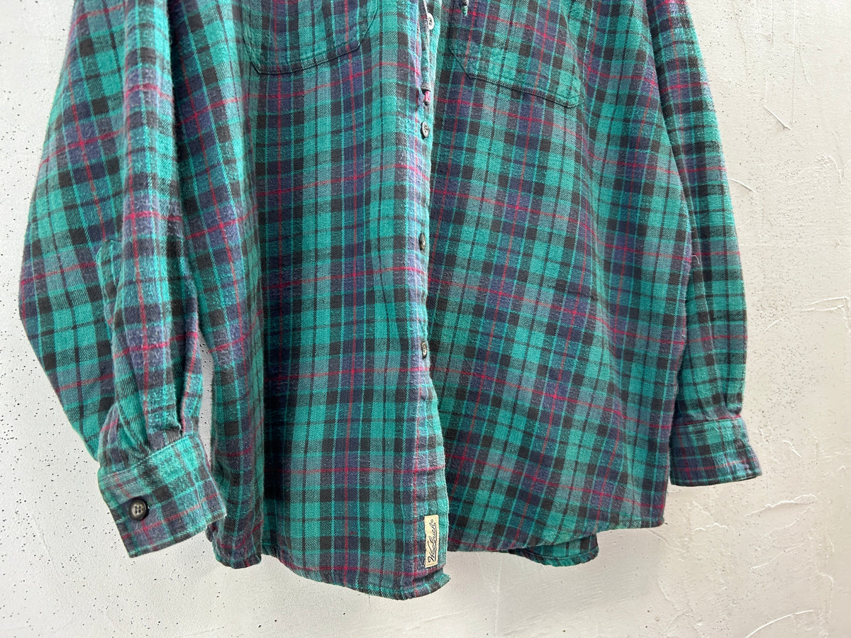 Vintage Check Shirt 〜Woolrich〜 [J34308]