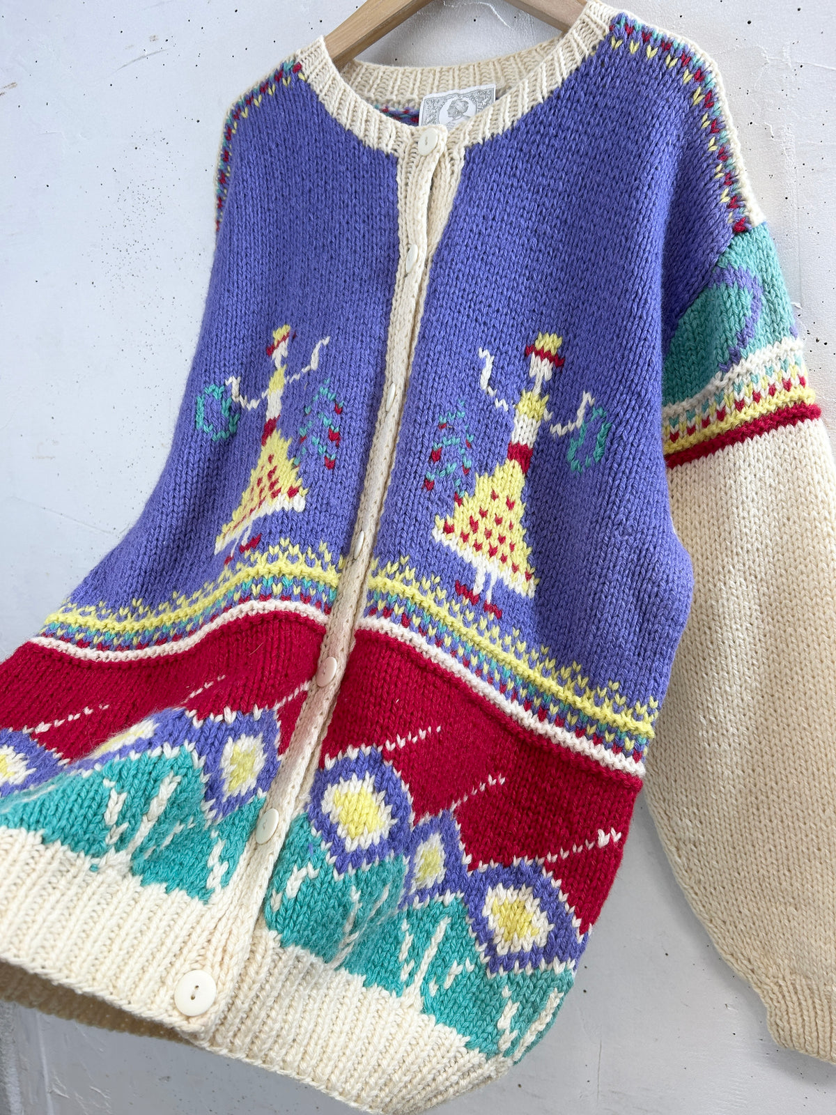 Vintage Knit Cardigan [I34002]