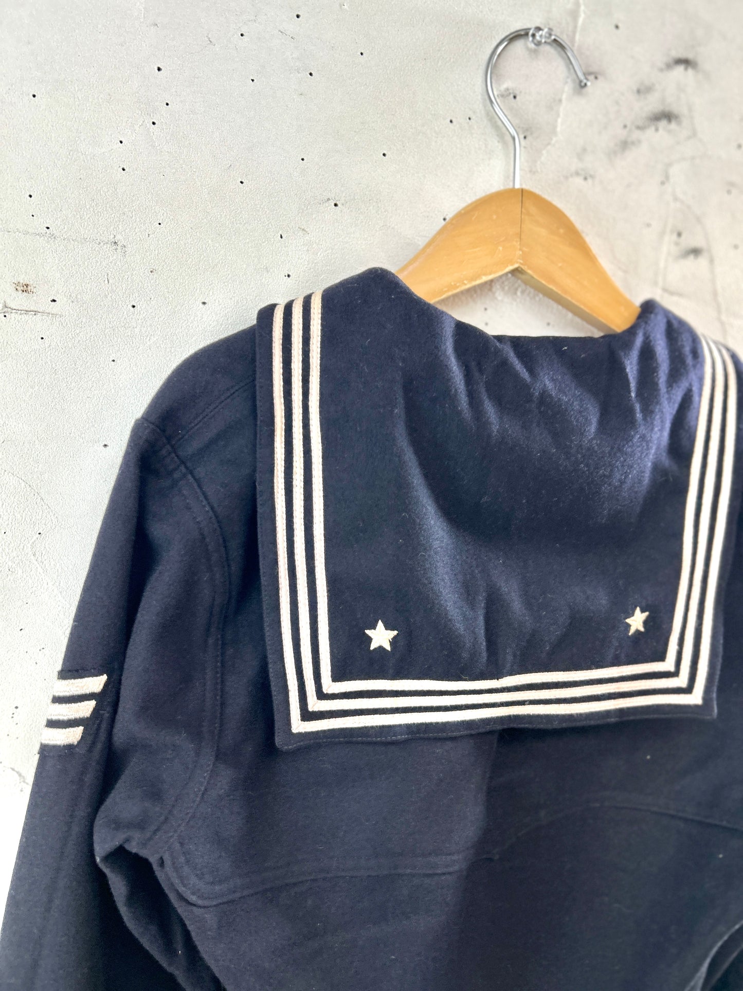 '50s-'60s Vintage U.S.NAVY Sailor Shirt [J30481]