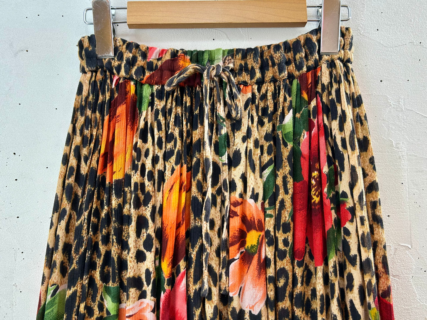 Vintage Indian Rayon Skirt [G30752]