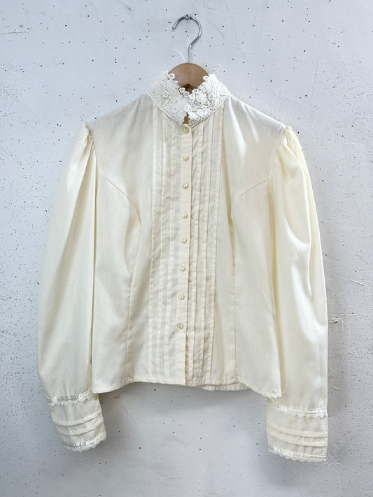 Vintage White Blouse 〜GUNNIES〜 [H33387]