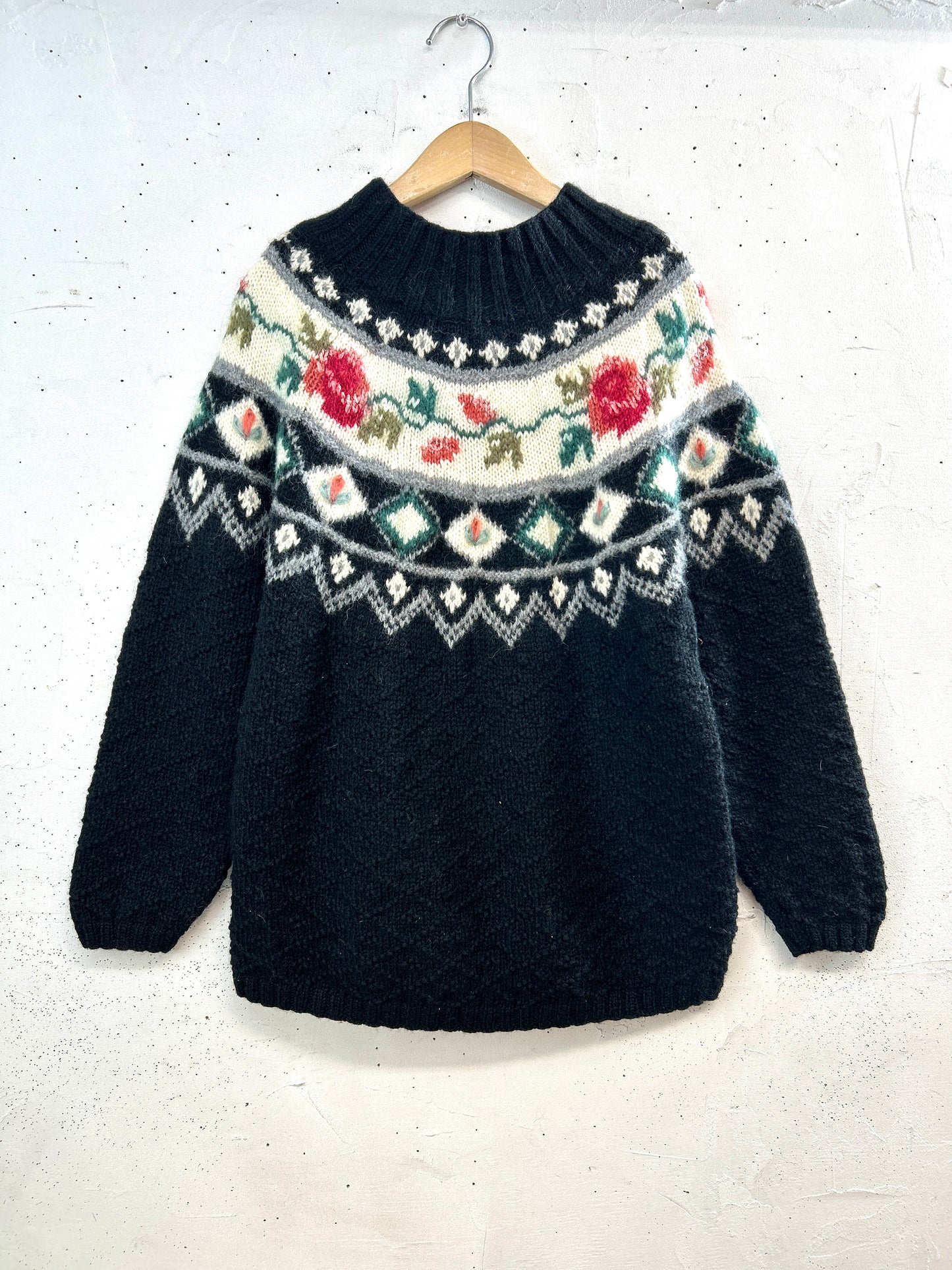 Vintage Hand Knit Sweater[A31380]