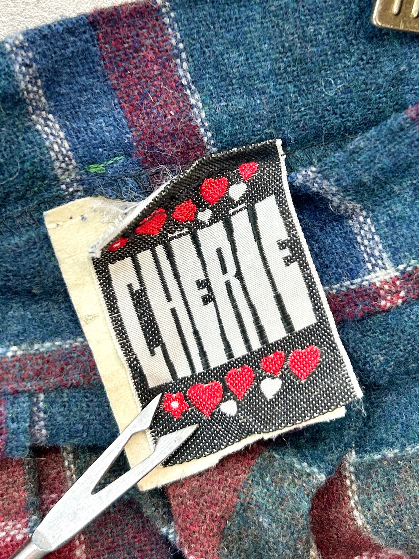 Vintage Plaid Skirt [K30768]