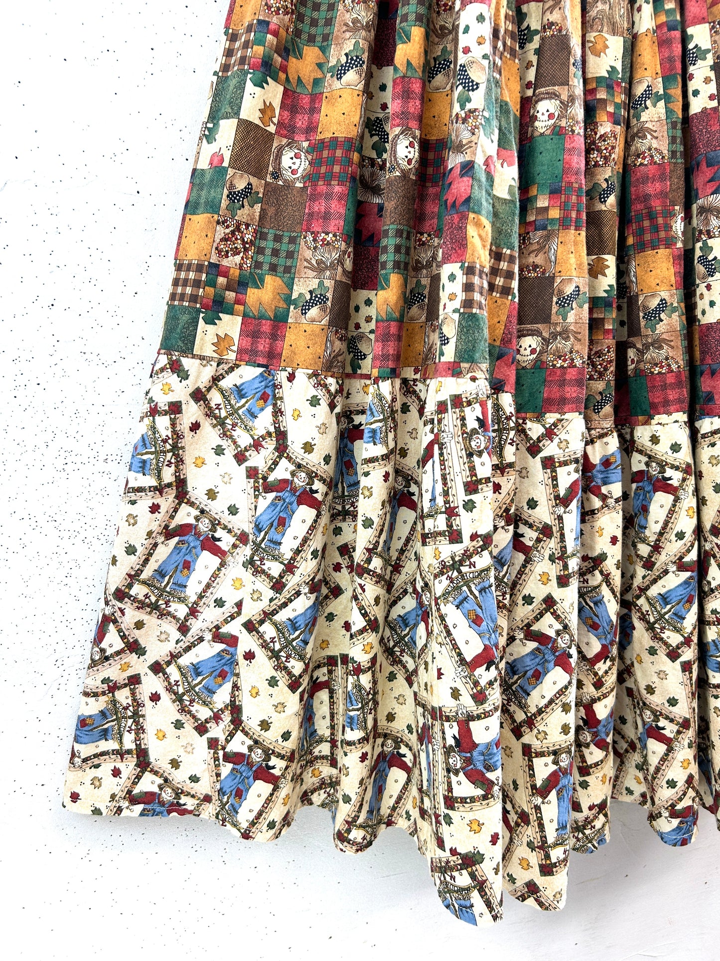 Vintage Tiered Skirt [D32217]
