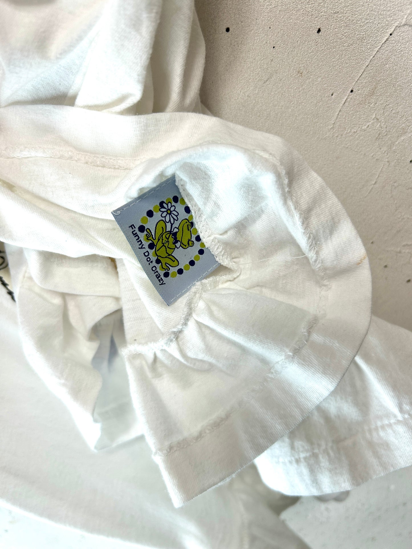Vintage T Shirt 〜Funny dot CRAZY〜 [D32225]