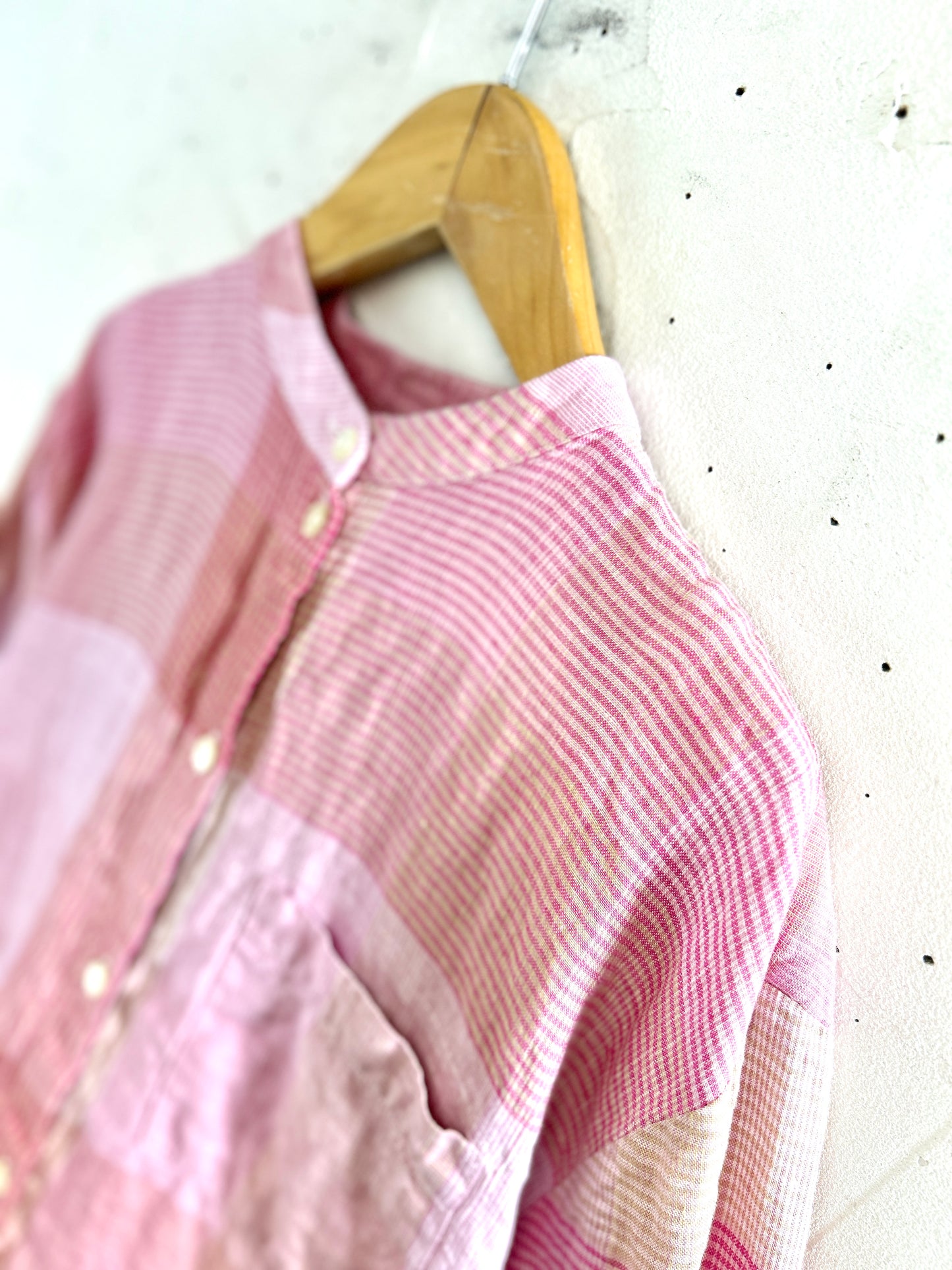 Vintage Linen shirt MADE IN EUROPE [L31155]